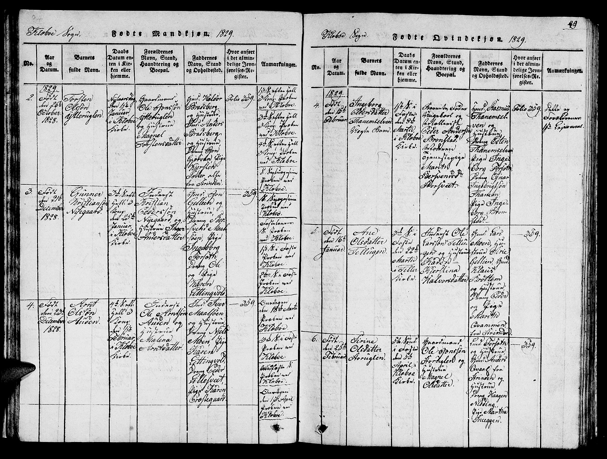 Ministerialprotokoller, klokkerbøker og fødselsregistre - Sør-Trøndelag, SAT/A-1456/618/L0450: Parish register (copy) no. 618C01, 1816-1865, p. 49