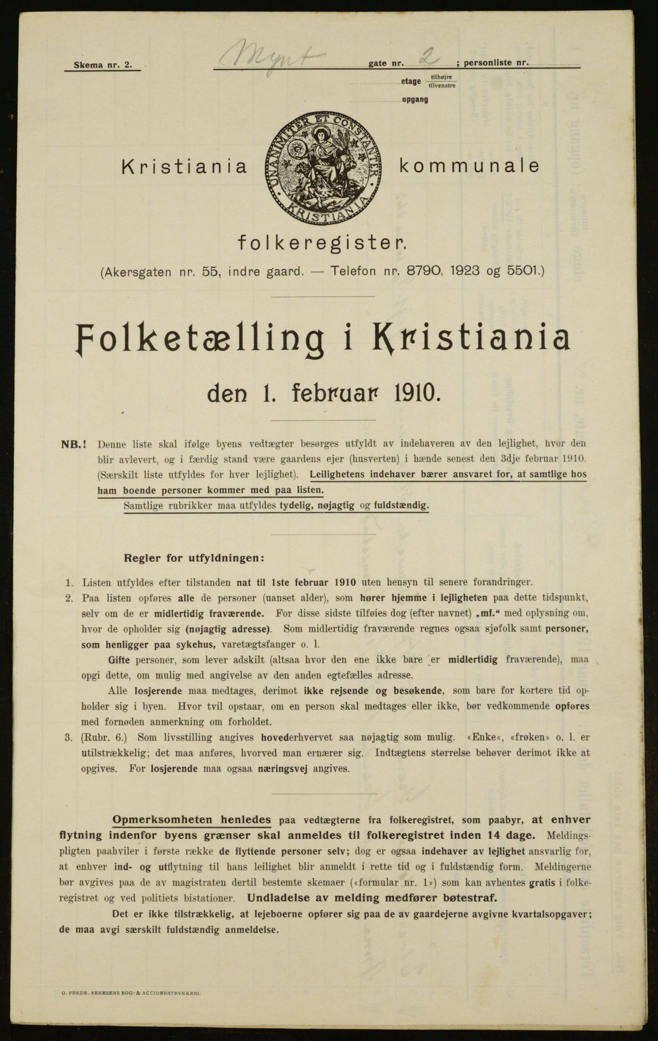 OBA, Municipal Census 1910 for Kristiania, 1910, p. 65979