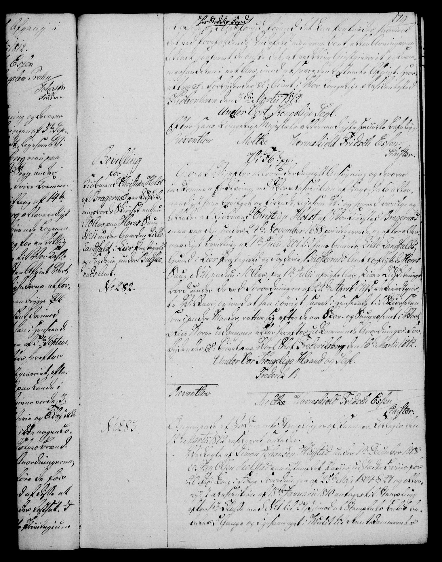 Rentekammeret, Kammerkanselliet, RA/EA-3111/G/Gg/Gga/L0020: Norsk ekspedisjonsprotokoll med register (merket RK 53.20), 1811-1814, p. 179