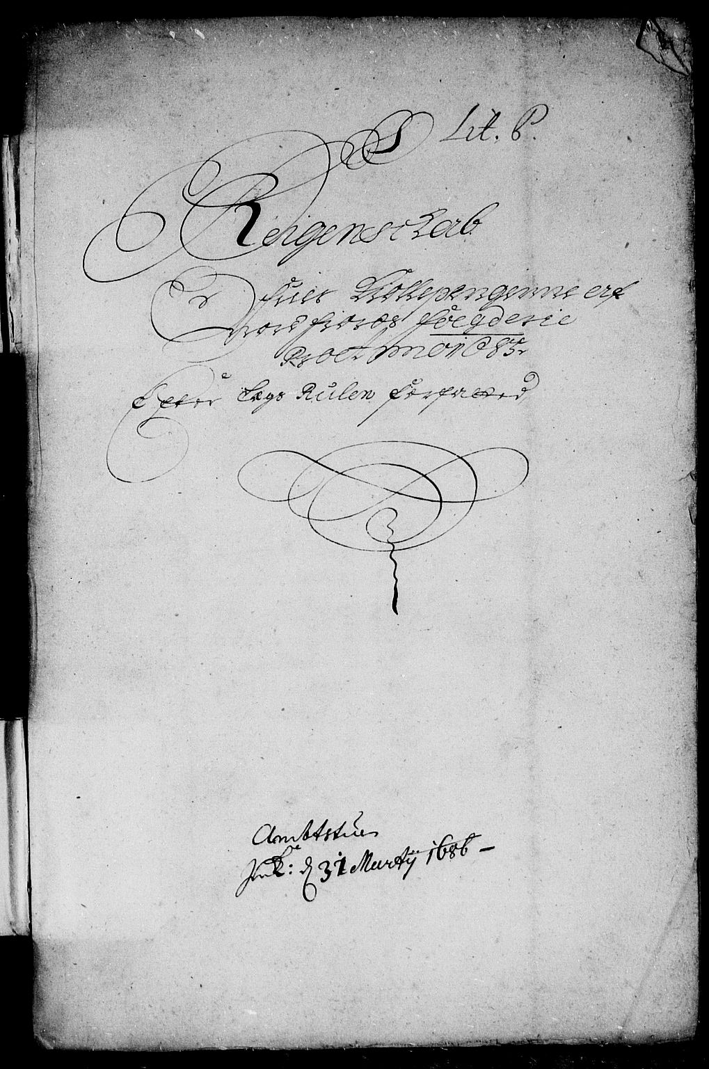 Rentekammeret inntil 1814, Reviderte regnskaper, Stiftamtstueregnskaper, Bergen stiftamt, AV/RA-EA-6043/R/Rc/L0077: Bergen stiftamt, 1685