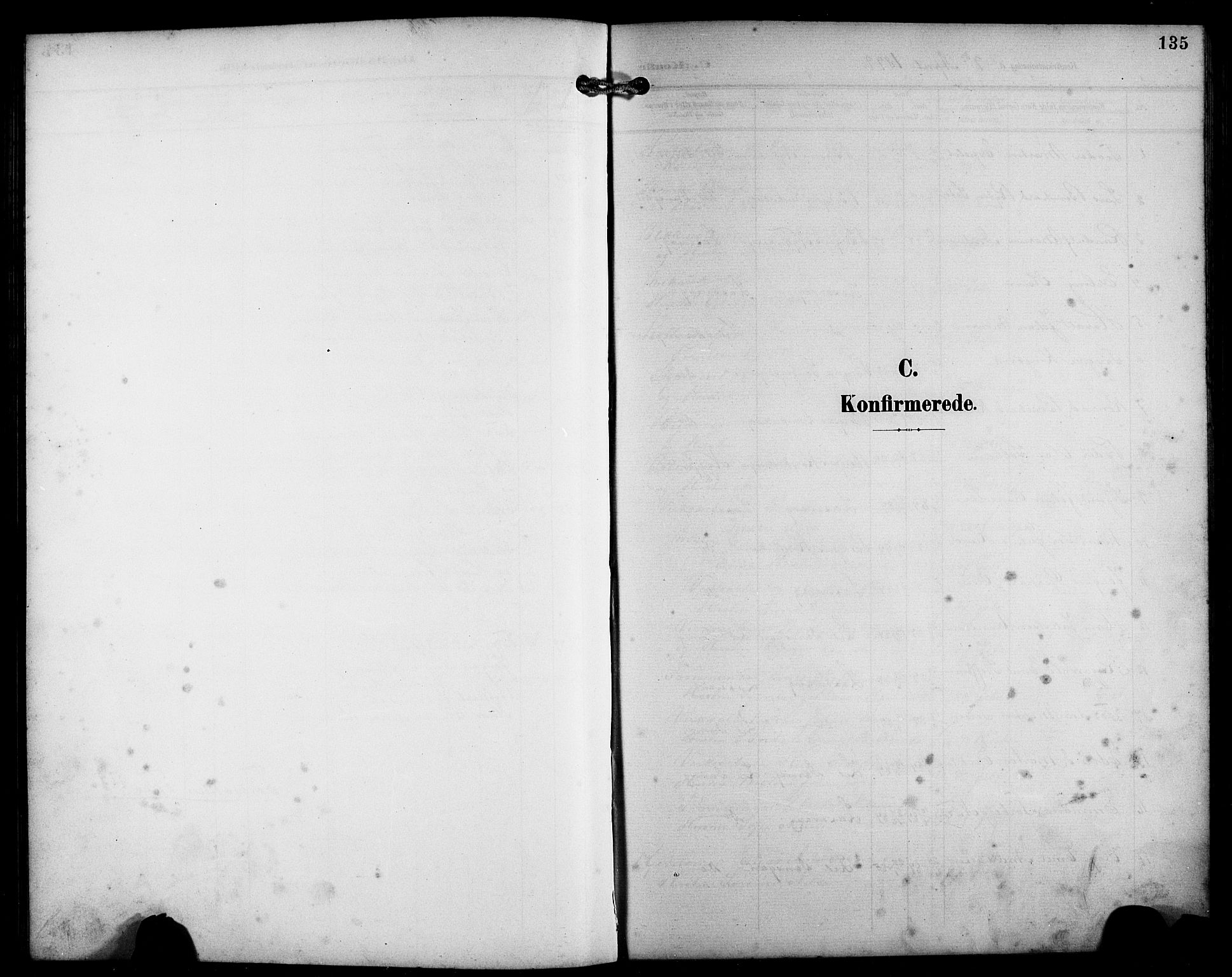 Laksevåg Sokneprestembete, SAB/A-76501/H/Ha/Hab/Haba/L0004: Parish register (copy) no. A 4, 1899-1909, p. 135
