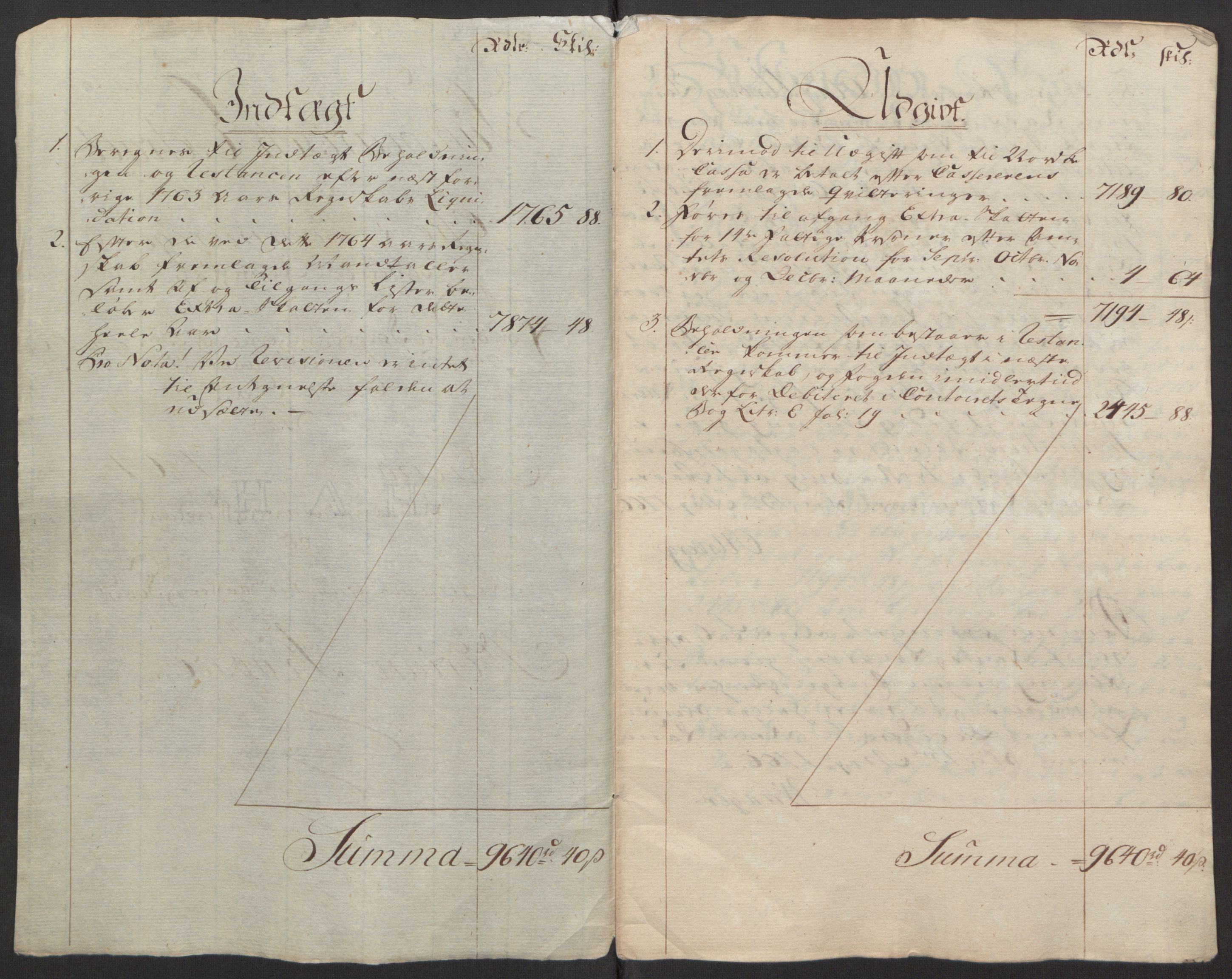 Rentekammeret inntil 1814, Reviderte regnskaper, Fogderegnskap, AV/RA-EA-4092/R12/L0803: Ekstraskatten Øvre Romerike, 1763-1764, p. 195