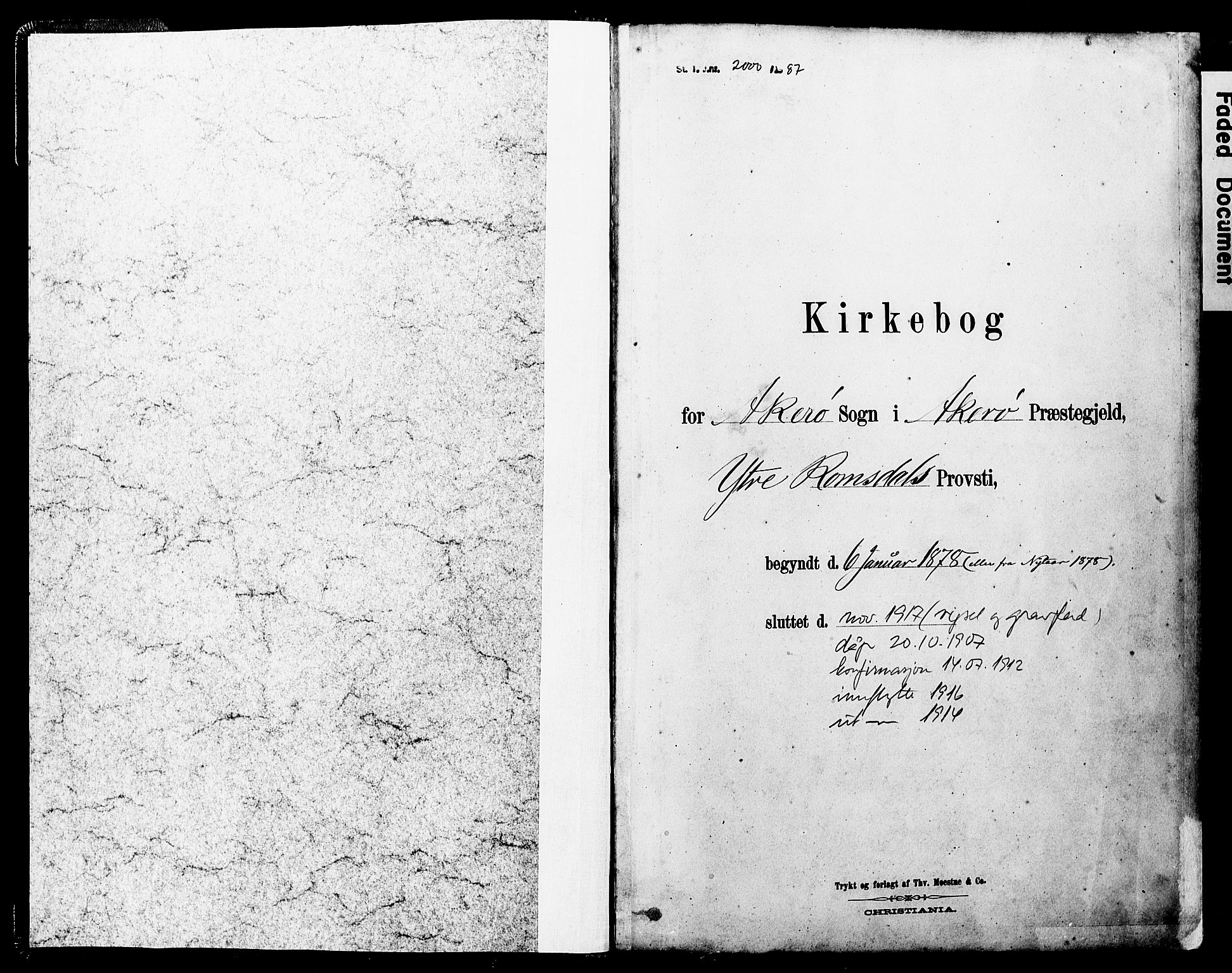 Ministerialprotokoller, klokkerbøker og fødselsregistre - Møre og Romsdal, SAT/A-1454/560/L0721: Parish register (official) no. 560A05, 1878-1917