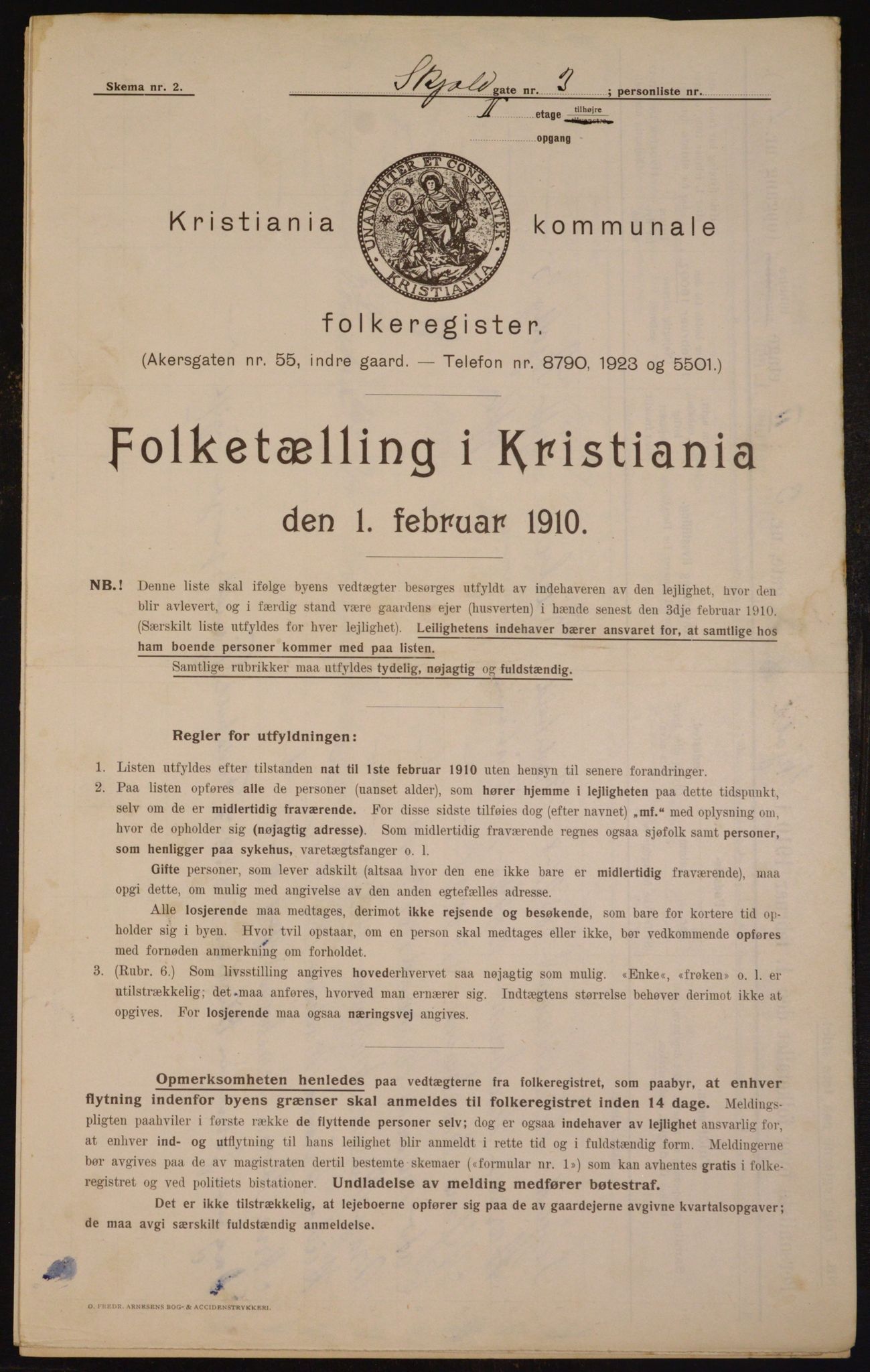 OBA, Municipal Census 1910 for Kristiania, 1910, p. 91730