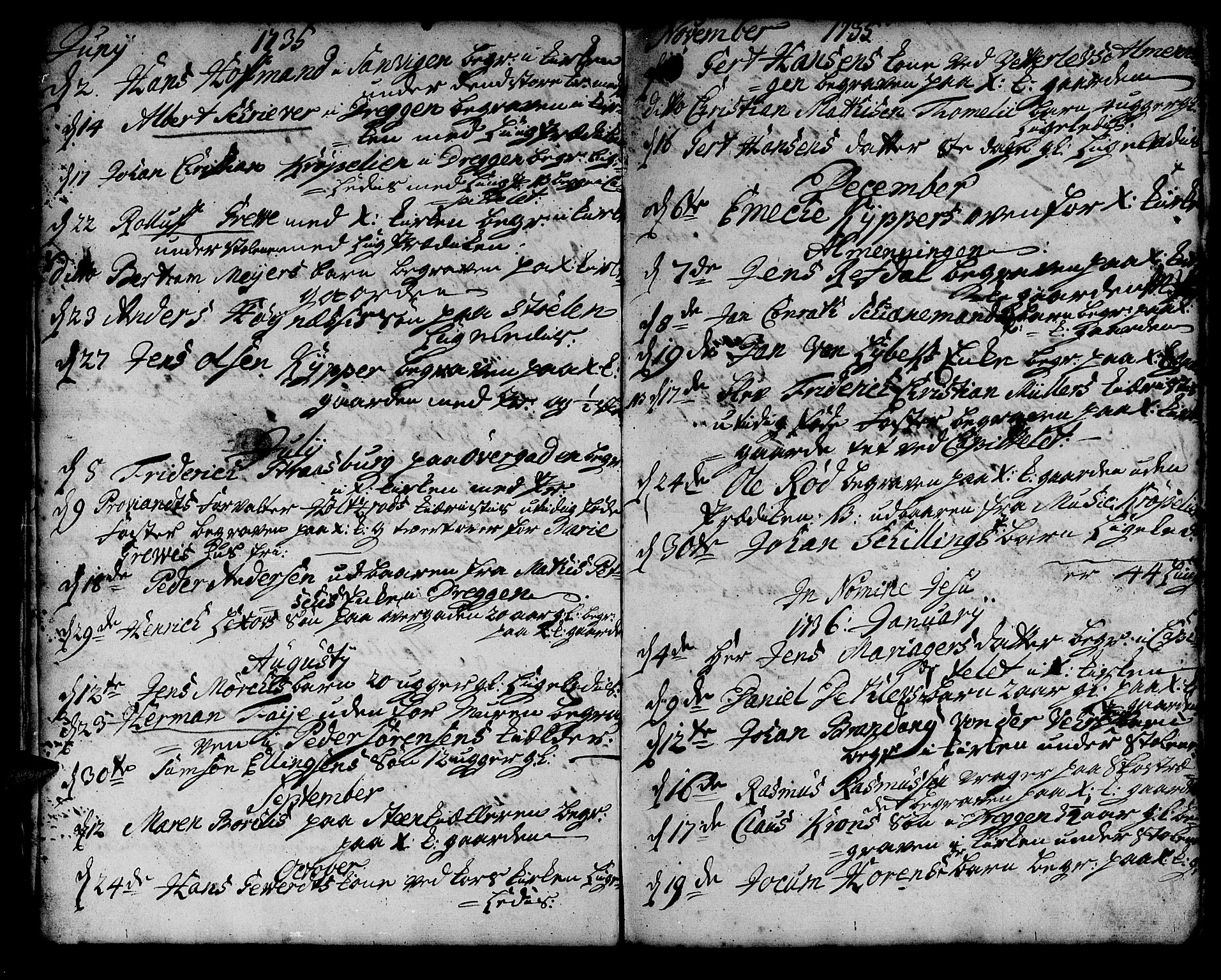 Korskirken sokneprestembete, SAB/A-76101/H/Haa/L0011: Parish register (official) no. A 11, 1731-1785, p. 191