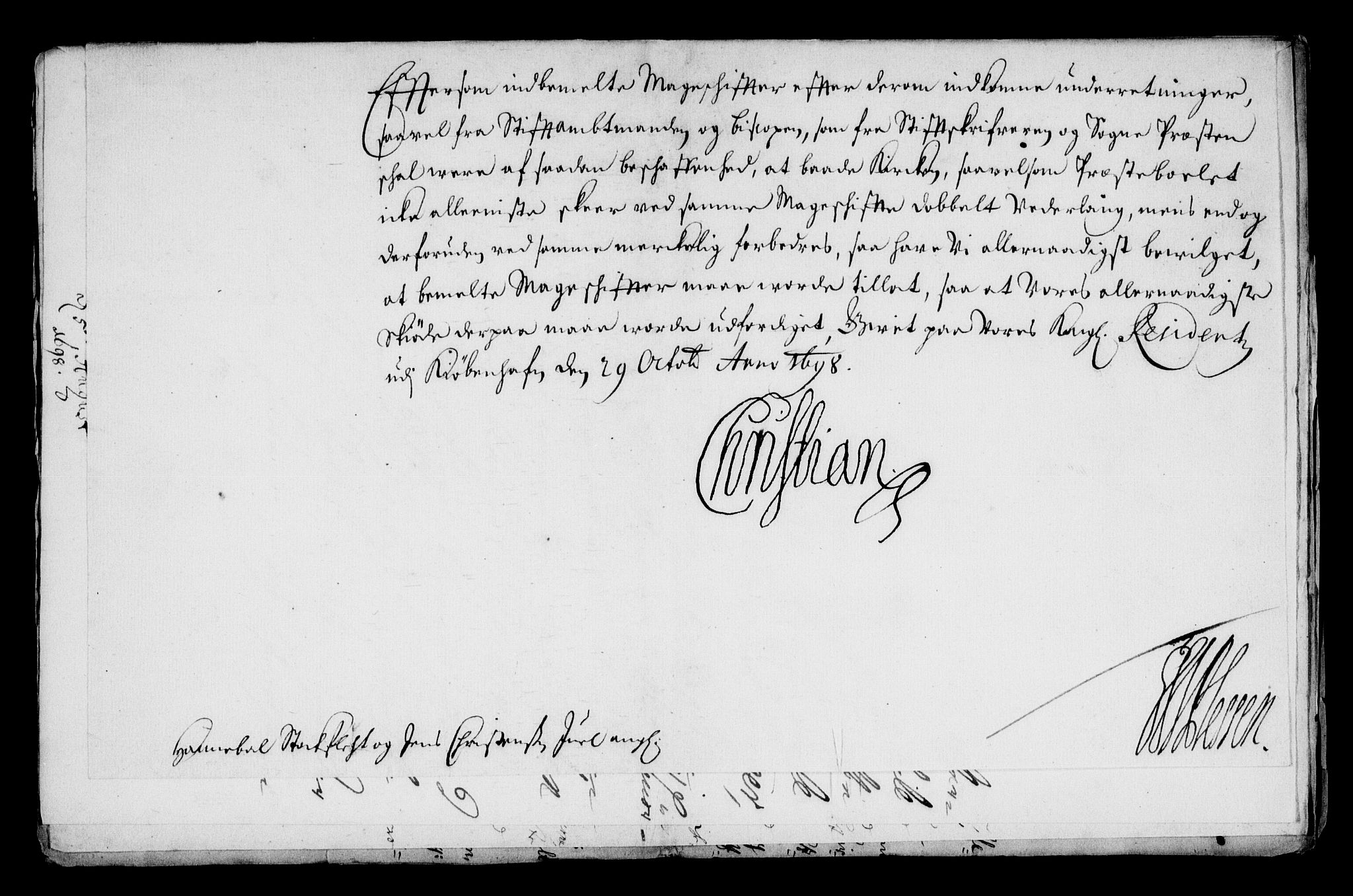 Rentekammeret inntil 1814, Realistisk ordnet avdeling, RA/EA-4070/On/L0013: [Jj 14]: Forskjellige dokumenter om krongodset i Norge, 1672-1722, p. 347