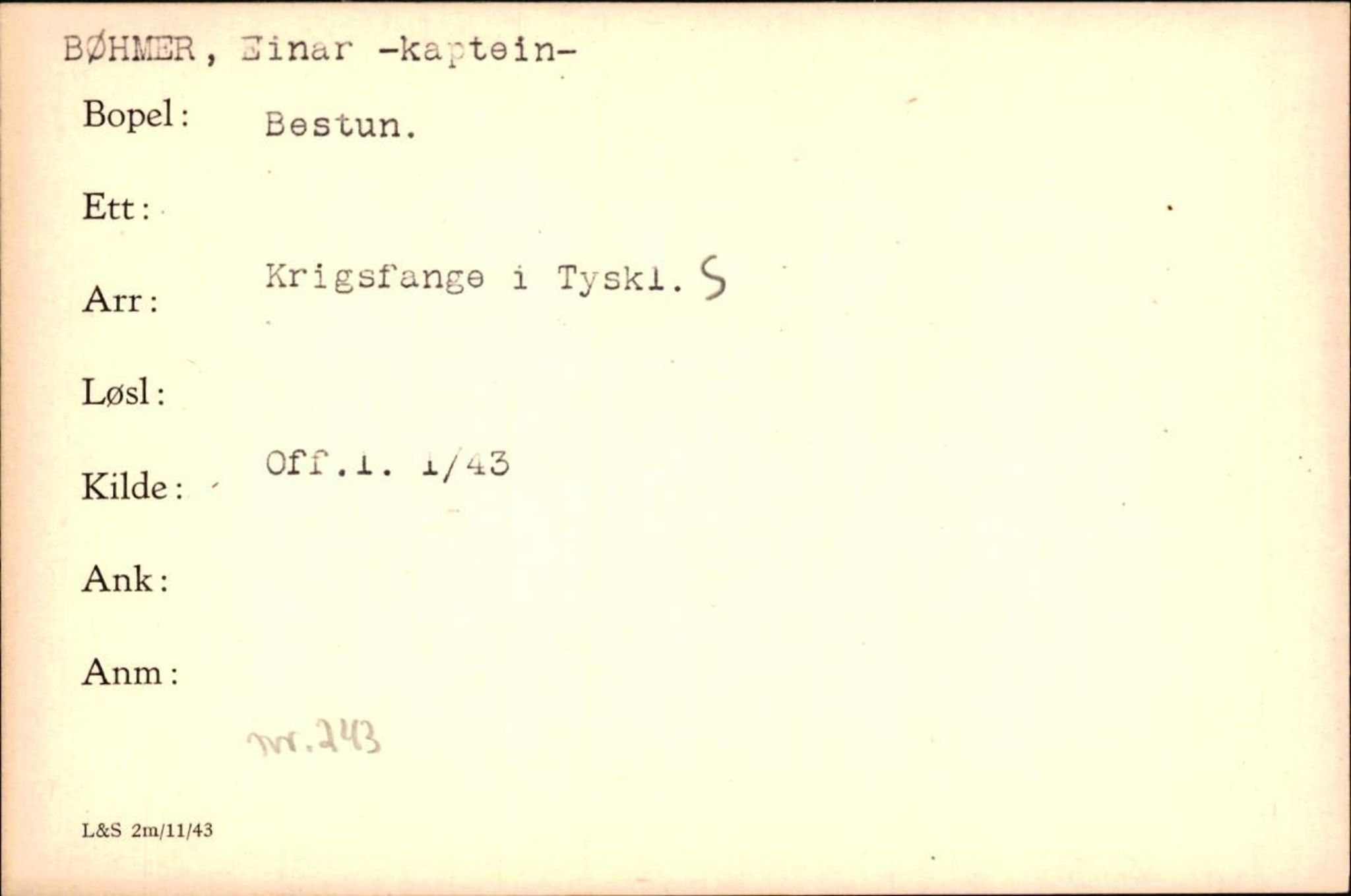 Forsvaret, Forsvarets krigshistoriske avdeling, AV/RA-RAFA-2017/Y/Yf/L0200: II-C-11-2102  -  Norske krigsfanger i Tyskland, 1940-1945, p. 165