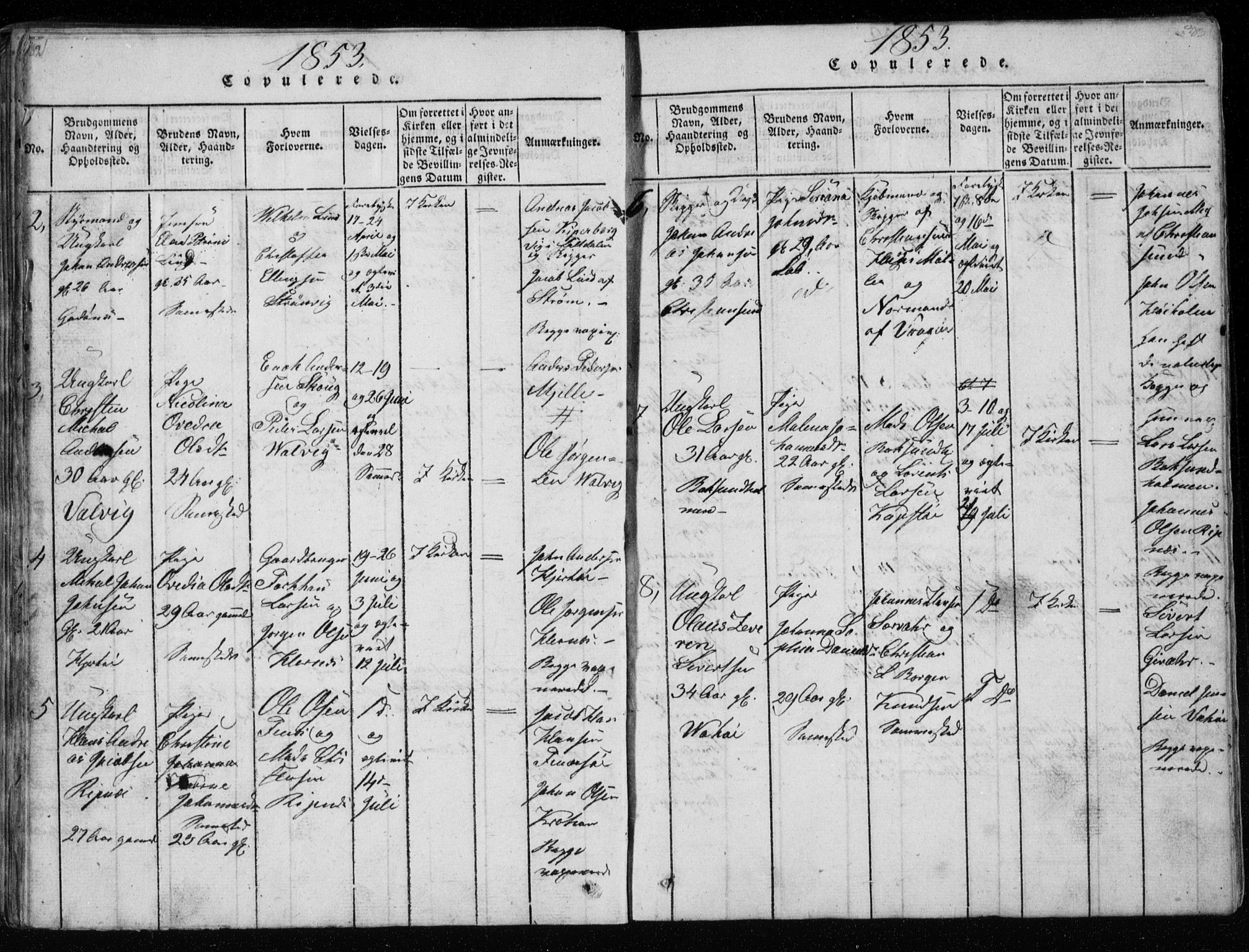 Ministerialprotokoller, klokkerbøker og fødselsregistre - Nordland, AV/SAT-A-1459/801/L0026: Parish register (copy) no. 801C01, 1820-1855, p. 382-383