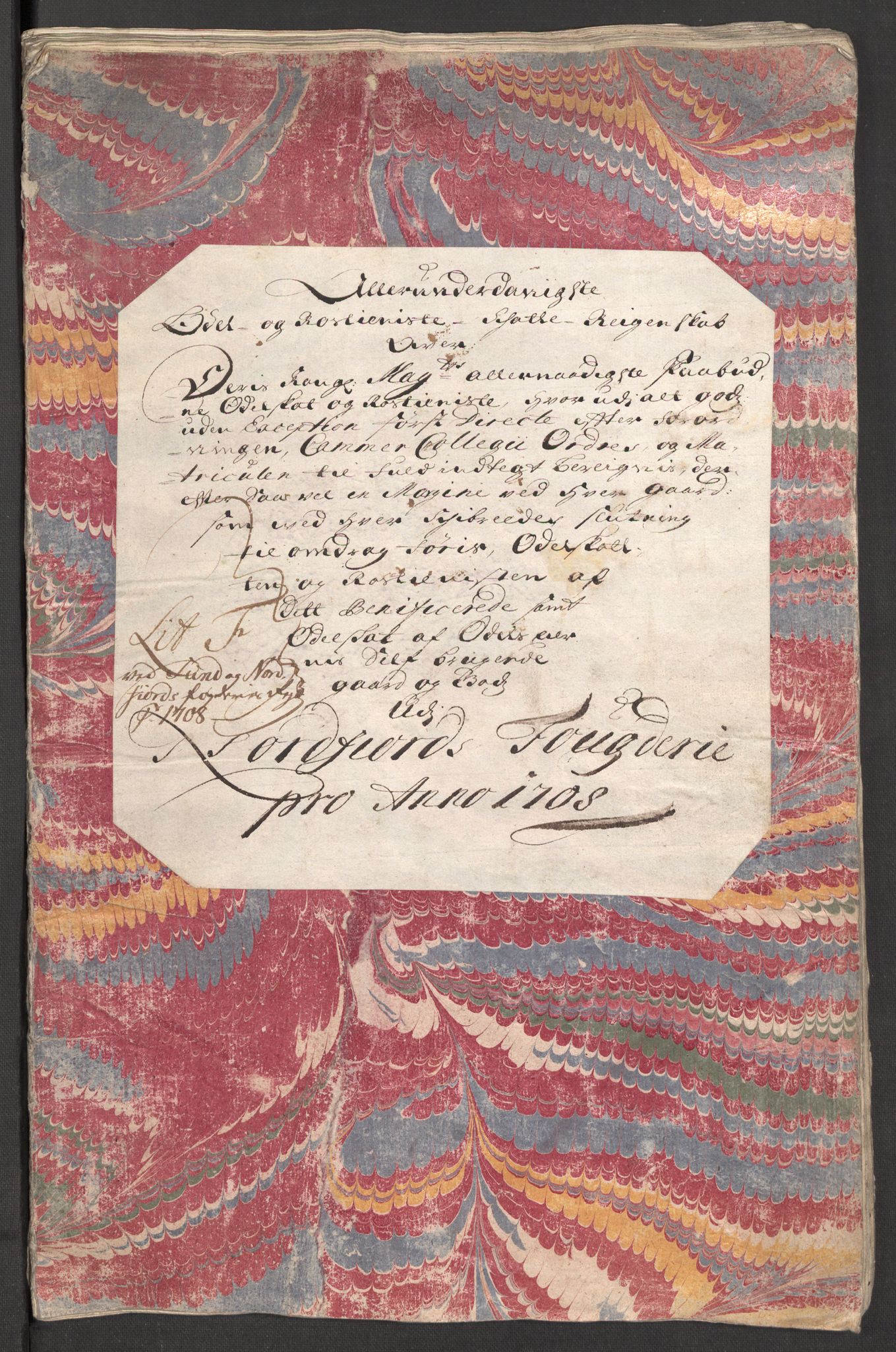 Rentekammeret inntil 1814, Reviderte regnskaper, Fogderegnskap, RA/EA-4092/R53/L3431: Fogderegnskap Sunn- og Nordfjord, 1708, p. 112