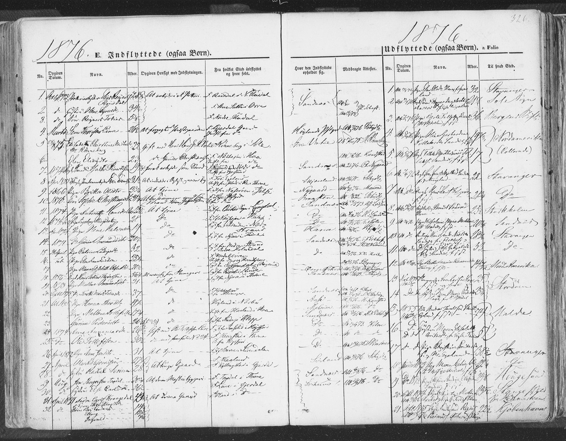 Høyland sokneprestkontor, SAST/A-101799/001/30BA/L0009: Parish register (official) no. A 9.2, 1857-1877, p. 326