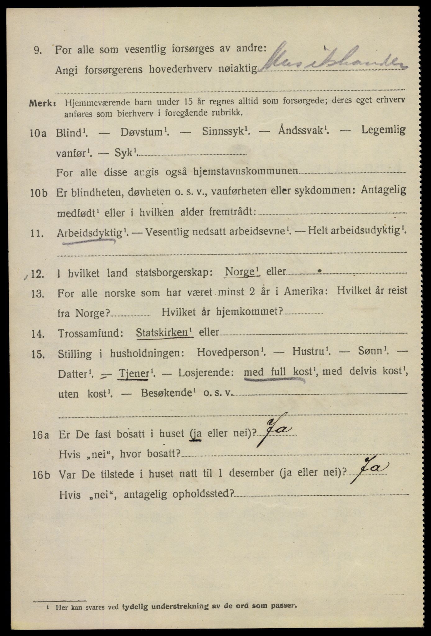 SAO, 1920 census for Kristiania, 1920, p. 256662