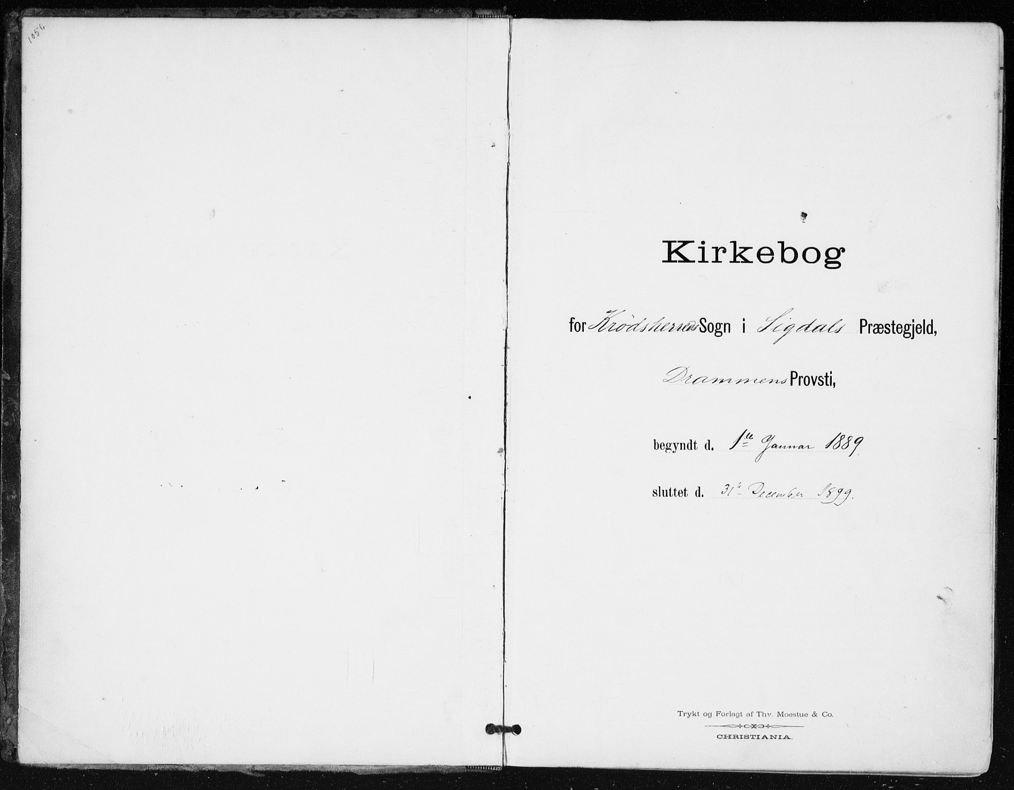 Krødsherad kirkebøker, SAKO/A-19/F/Fa/L0006: Parish register (official) no. 6, 1889-1899