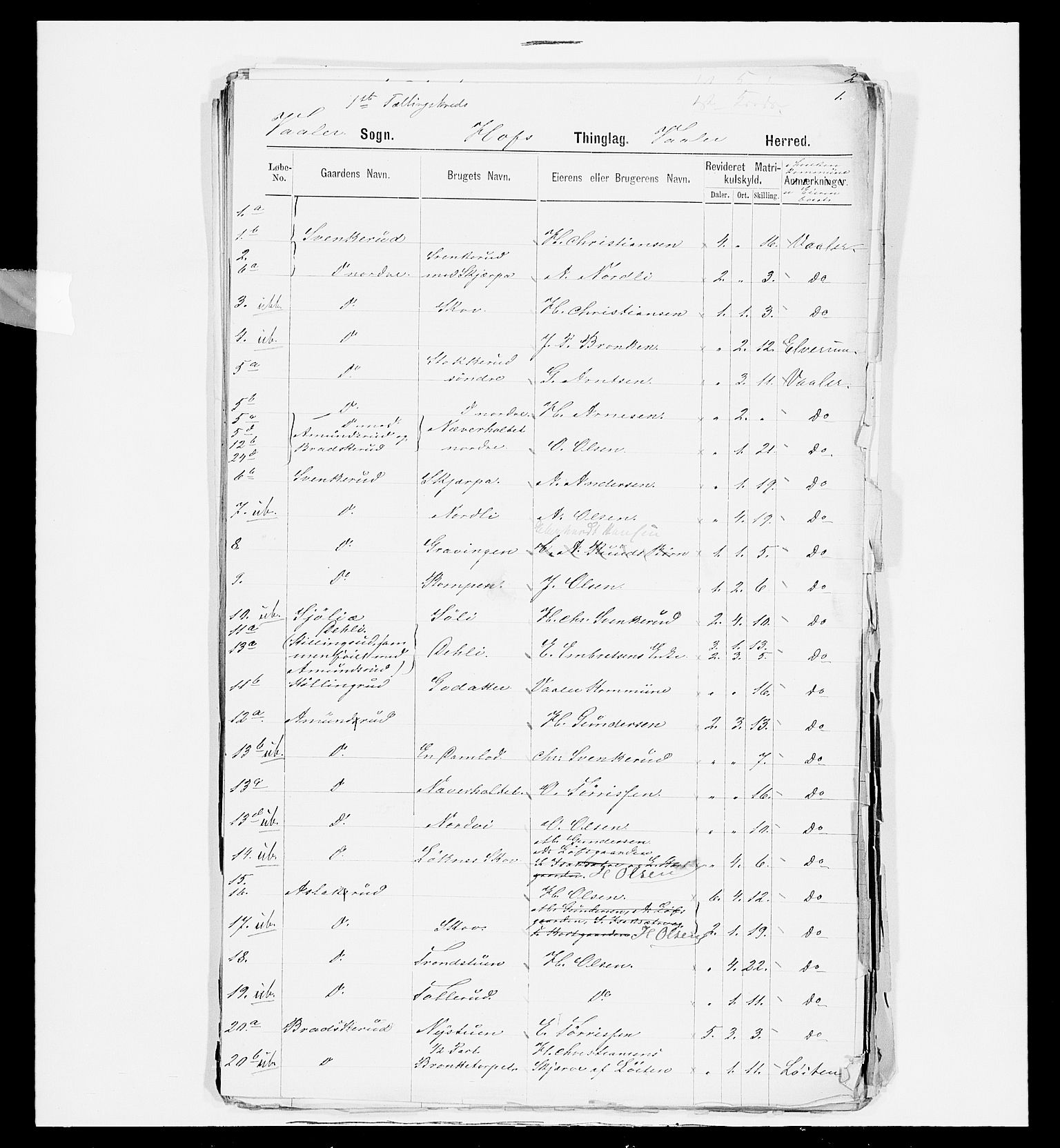 SAH, 1875 census for 0426P Våler parish (Hedmark), 1875, p. 44