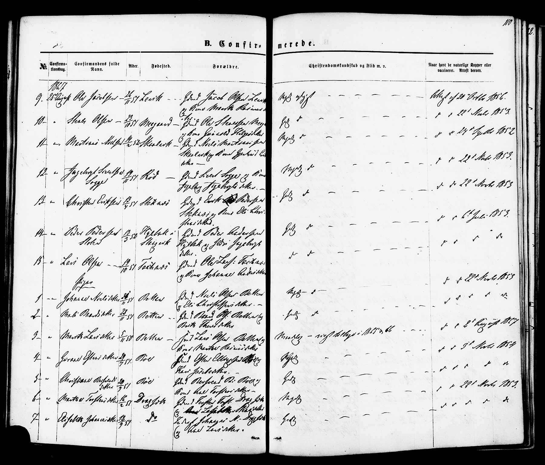 Ministerialprotokoller, klokkerbøker og fødselsregistre - Møre og Romsdal, AV/SAT-A-1454/576/L0884: Parish register (official) no. 576A02, 1865-1879, p. 110