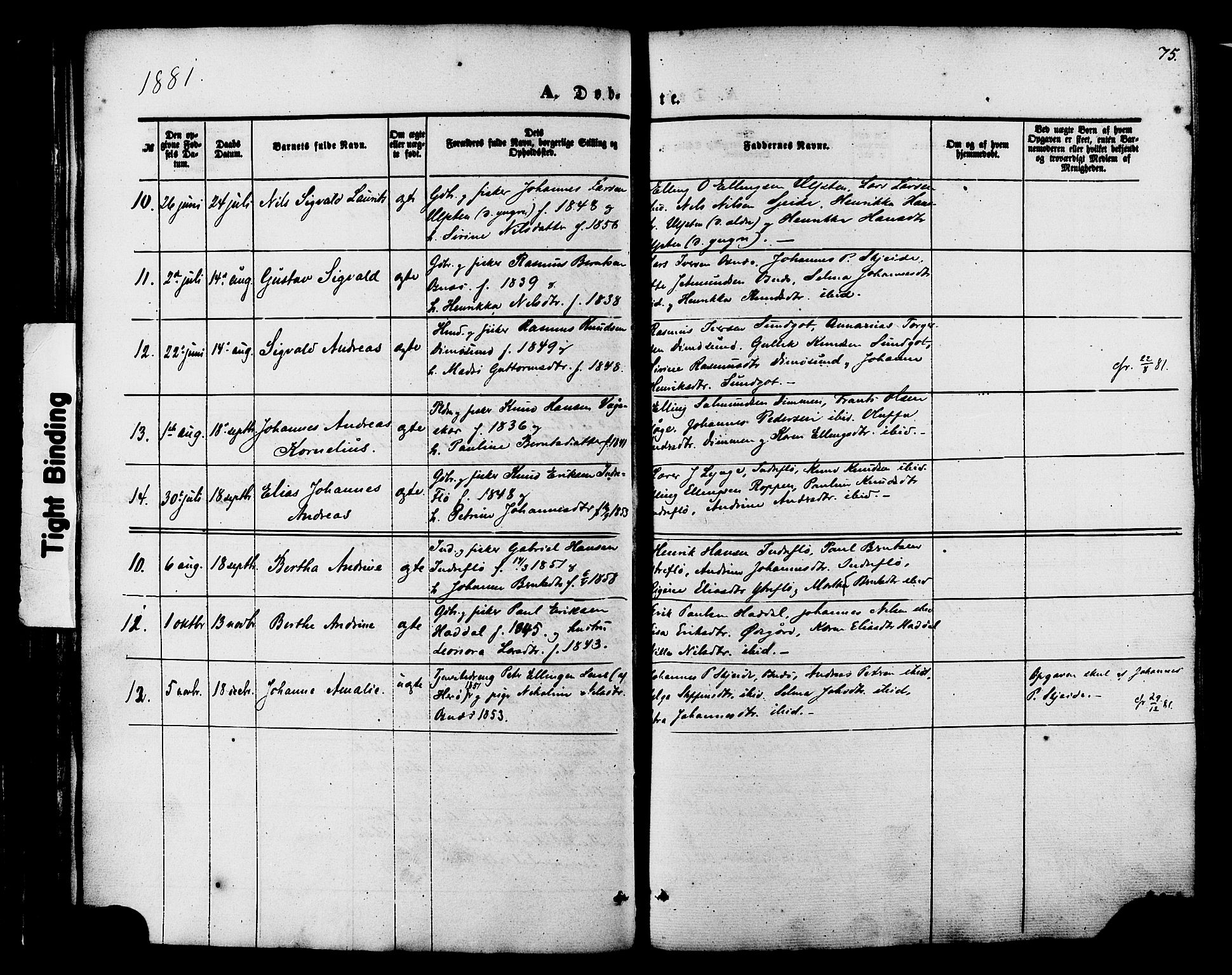 Ministerialprotokoller, klokkerbøker og fødselsregistre - Møre og Romsdal, AV/SAT-A-1454/509/L0105: Parish register (official) no. 509A03, 1848-1882, p. 75