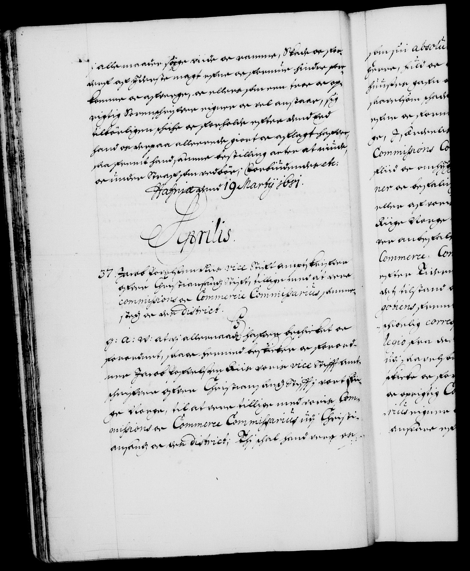 Danske Kanselli 1572-1799, RA/EA-3023/F/Fc/Fca/Fcaa/L0013: Norske registre (mikrofilm), 1681-1684, p. 32b