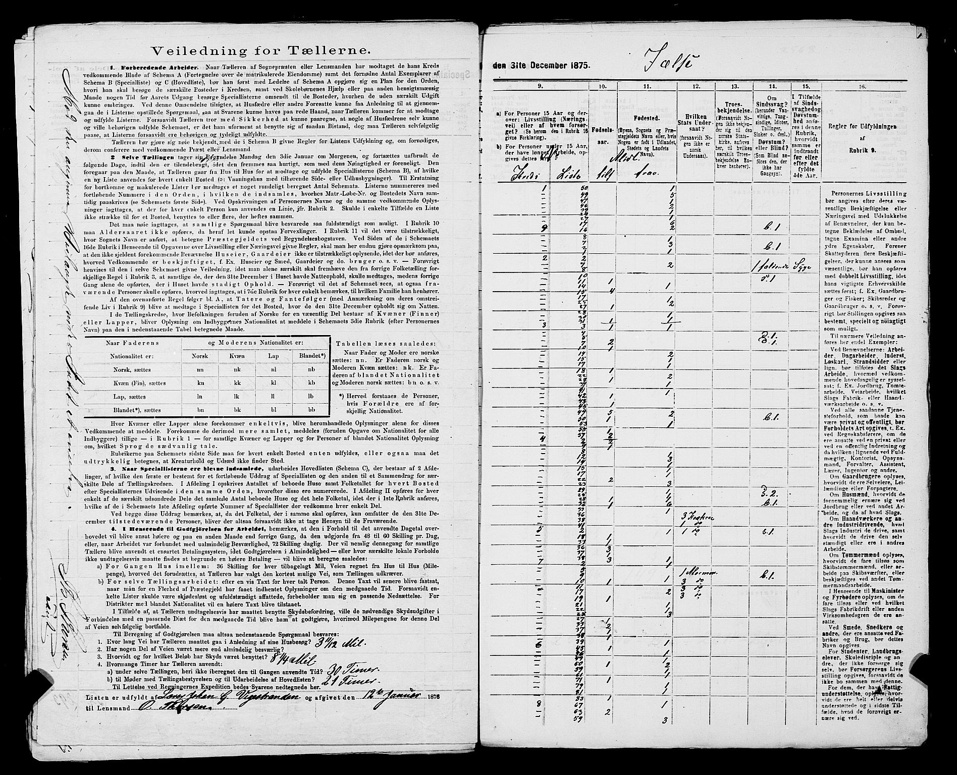 SAST, 1875 census for 1138P Jelsa, 1875, p. 22