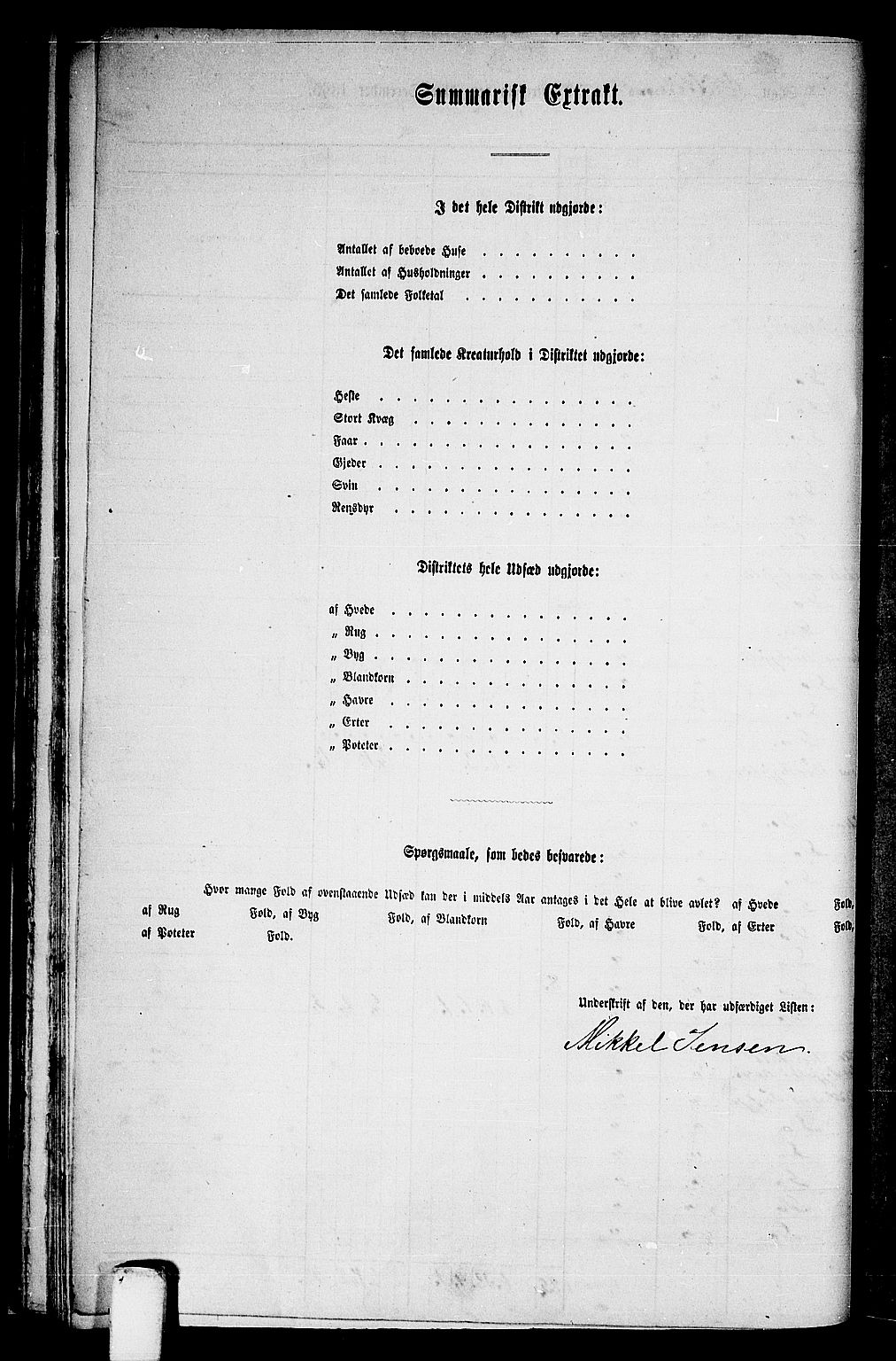 RA, 1865 census for Hitra, 1865, p. 43