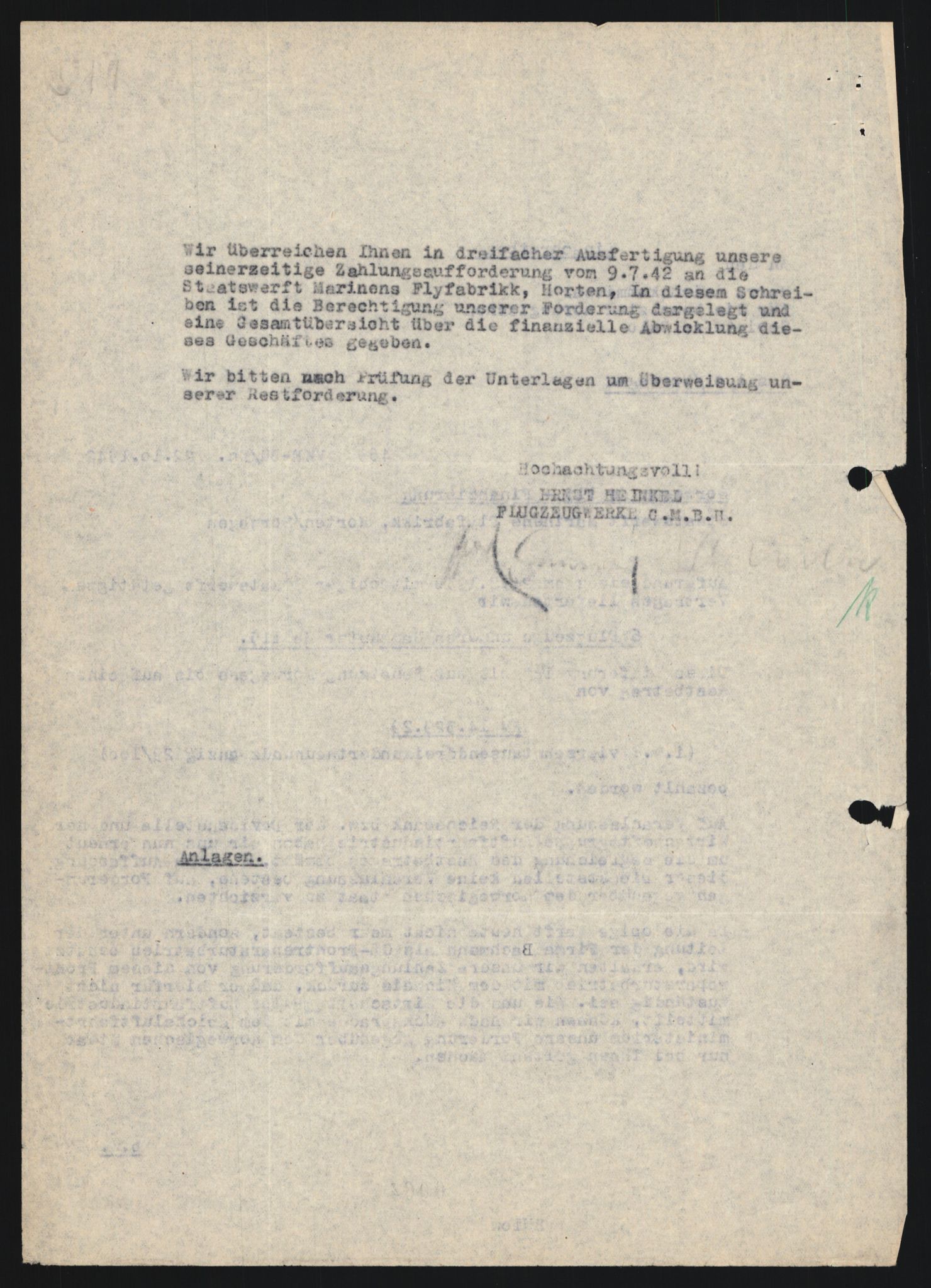 Forsvarets Overkommando. 2 kontor. Arkiv 11.4. Spredte tyske arkivsaker, AV/RA-RAFA-7031/D/Dar/Darb/L0003: Reichskommissariat - Hauptabteilung Vervaltung, 1940-1945, p. 1774