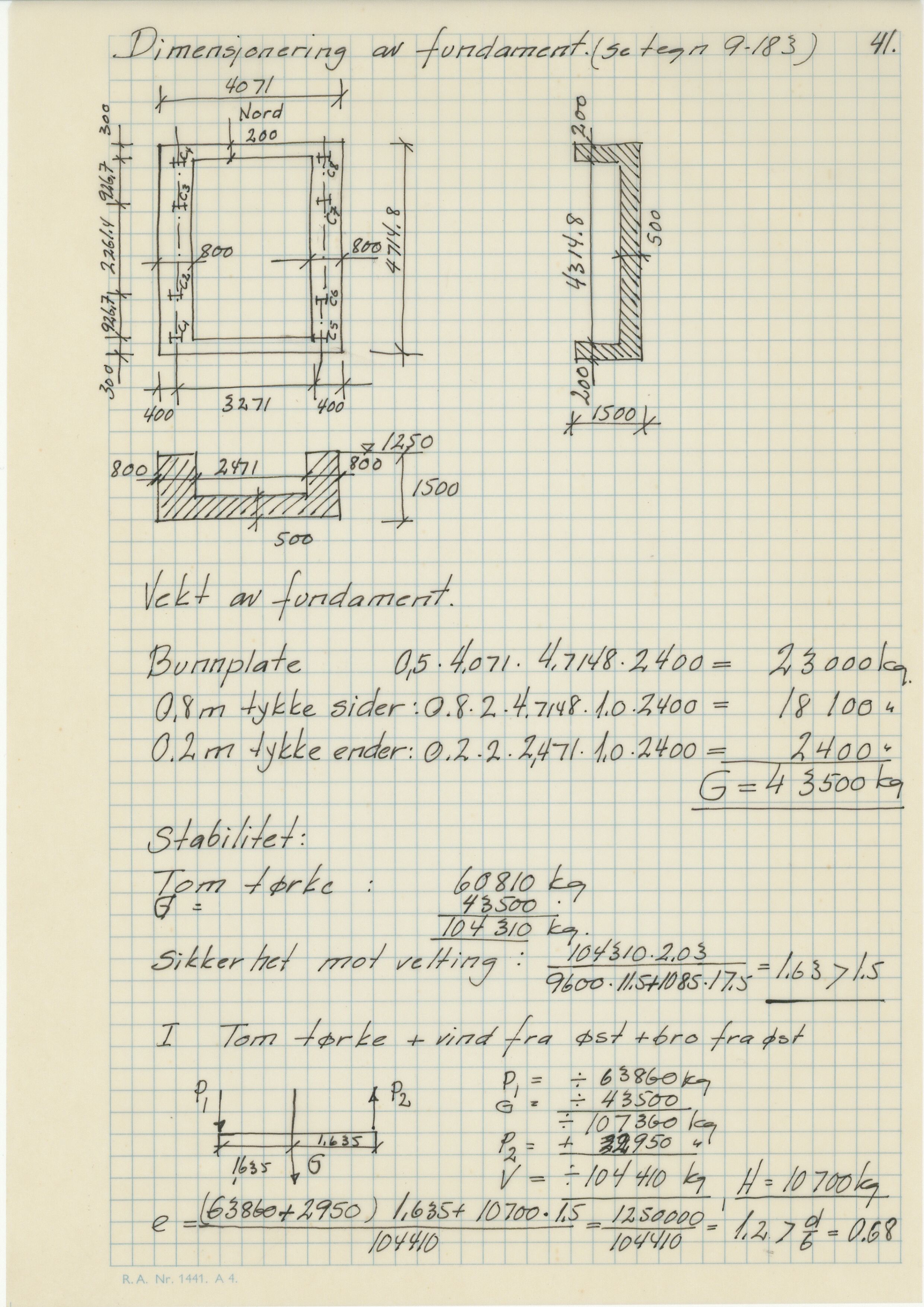 Odda smelteverk AS, KRAM/A-0157.1/T/Td/L0009: Gruppe 9. Blandingsrom og kokstørker, 1920-1970, p. 645