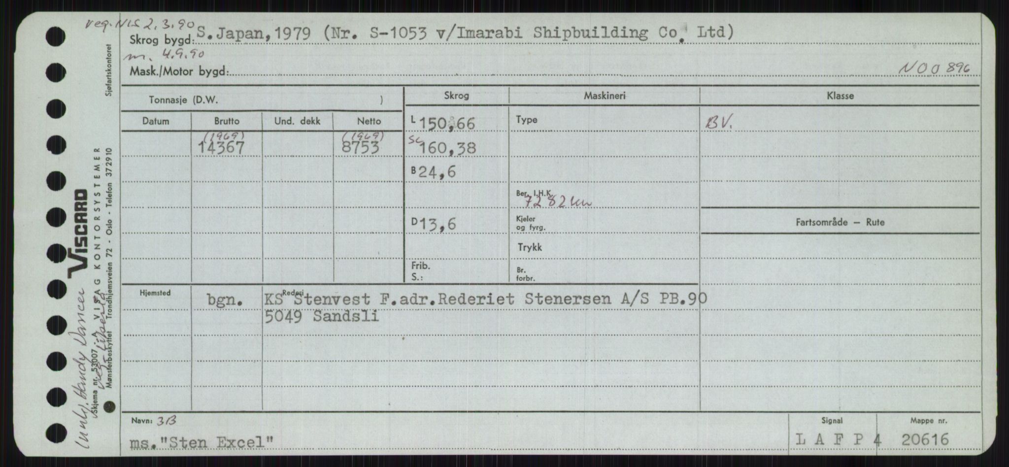 Sjøfartsdirektoratet med forløpere, Skipsmålingen, AV/RA-S-1627/H/Ha/L0005/0002: Fartøy, S-Sven / Fartøy, Skjo-Sven, p. 445