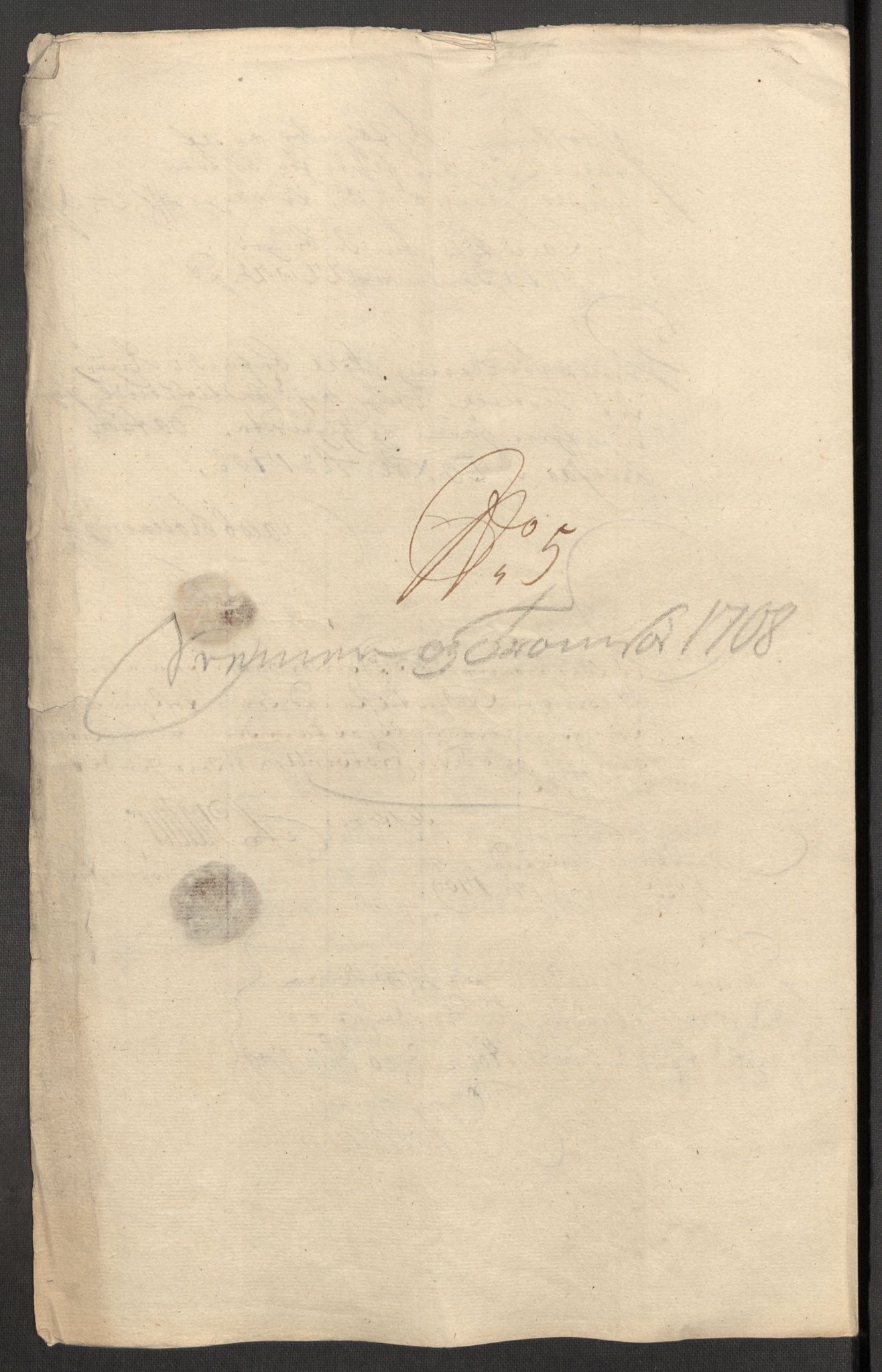 Rentekammeret inntil 1814, Reviderte regnskaper, Fogderegnskap, AV/RA-EA-4092/R68/L4757: Fogderegnskap Senja og Troms, 1708-1710, p. 51