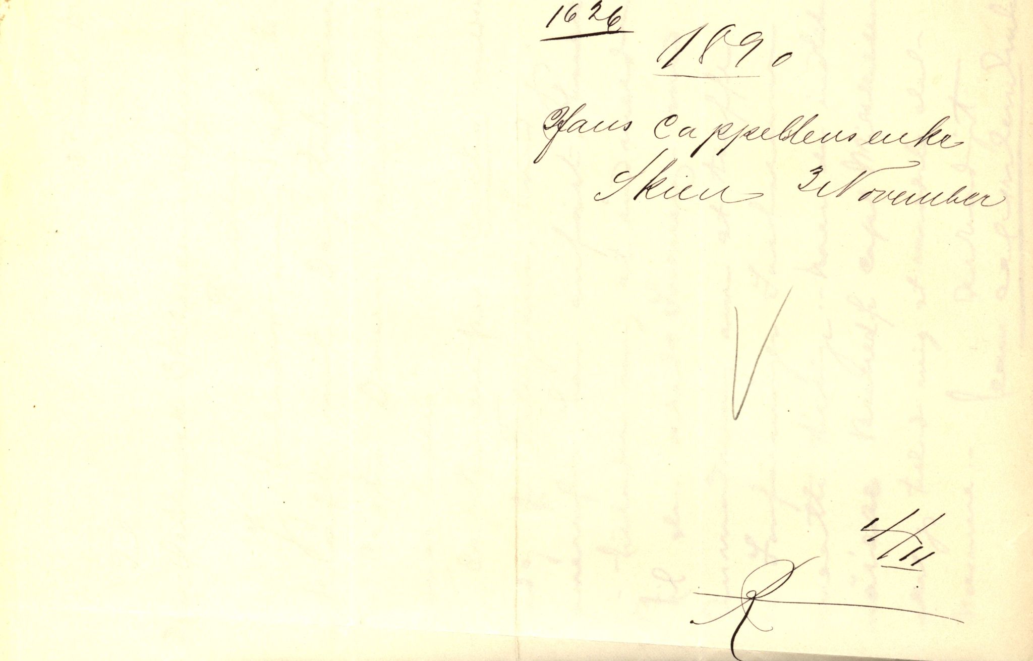 Pa 63 - Østlandske skibsassuranceforening, VEMU/A-1079/G/Ga/L0025/0003: Havaridokumenter / Josephine, Carl, Johanna, Castro, Comorin, Corona, 1890, p. 63