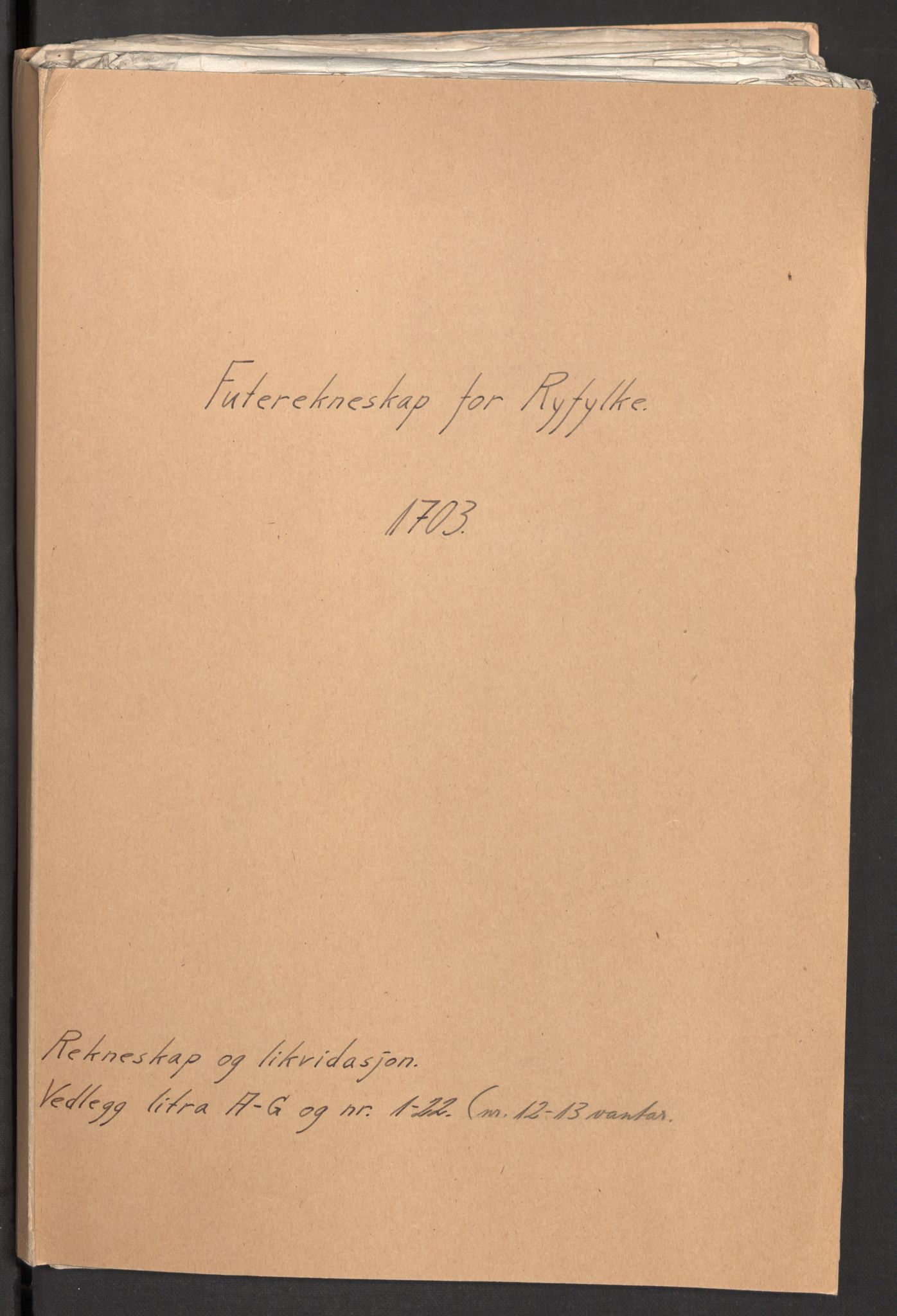 Rentekammeret inntil 1814, Reviderte regnskaper, Fogderegnskap, RA/EA-4092/R47/L2860: Fogderegnskap Ryfylke, 1703-1705, p. 2