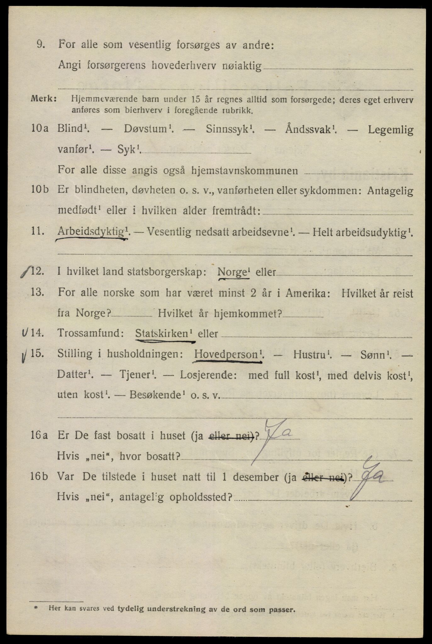 SAO, 1920 census for Kristiania, 1920, p. 516398