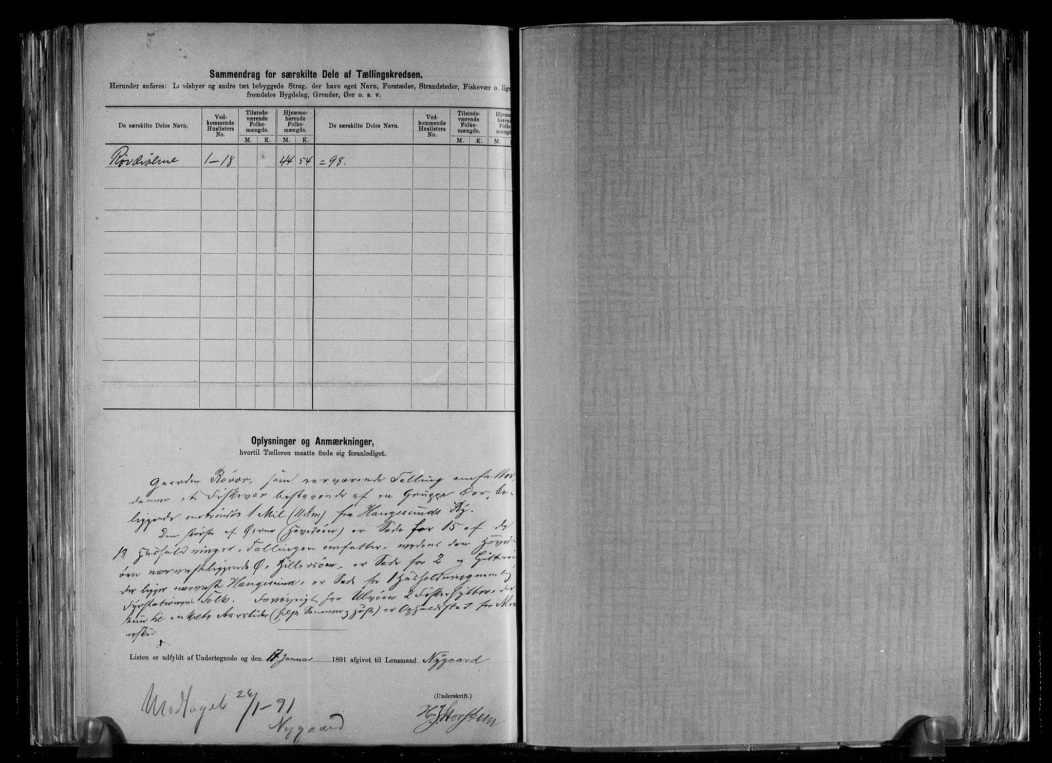 RA, 1891 census for 1153 Skåre, 1891, p. 16