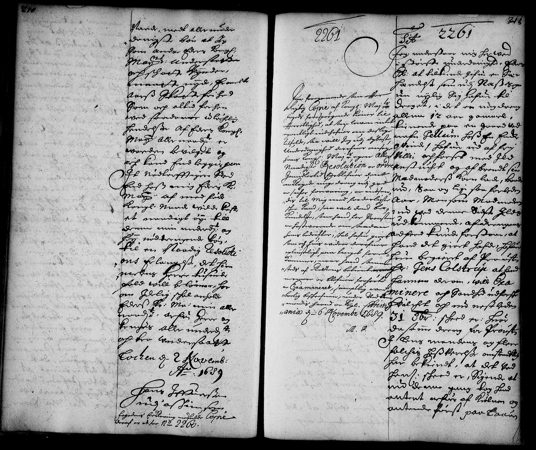 Stattholderembetet 1572-1771, AV/RA-EA-2870/Ae/L0007: Supplikasjons- og resolusjonsprotokoll, 1689-1691, p. 210-211