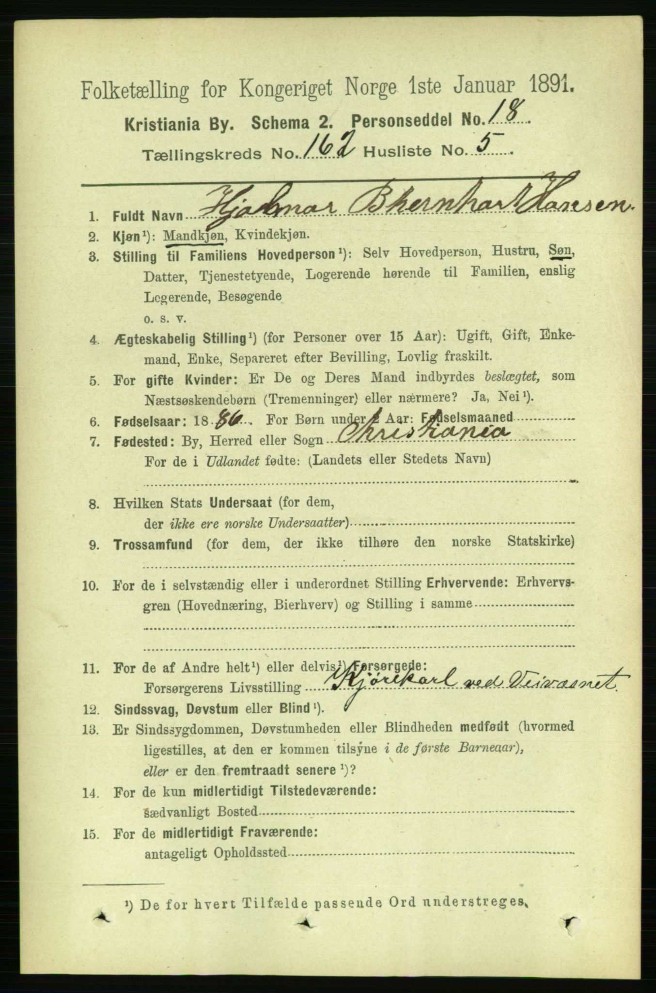 RA, 1891 census for 0301 Kristiania, 1891, p. 92828