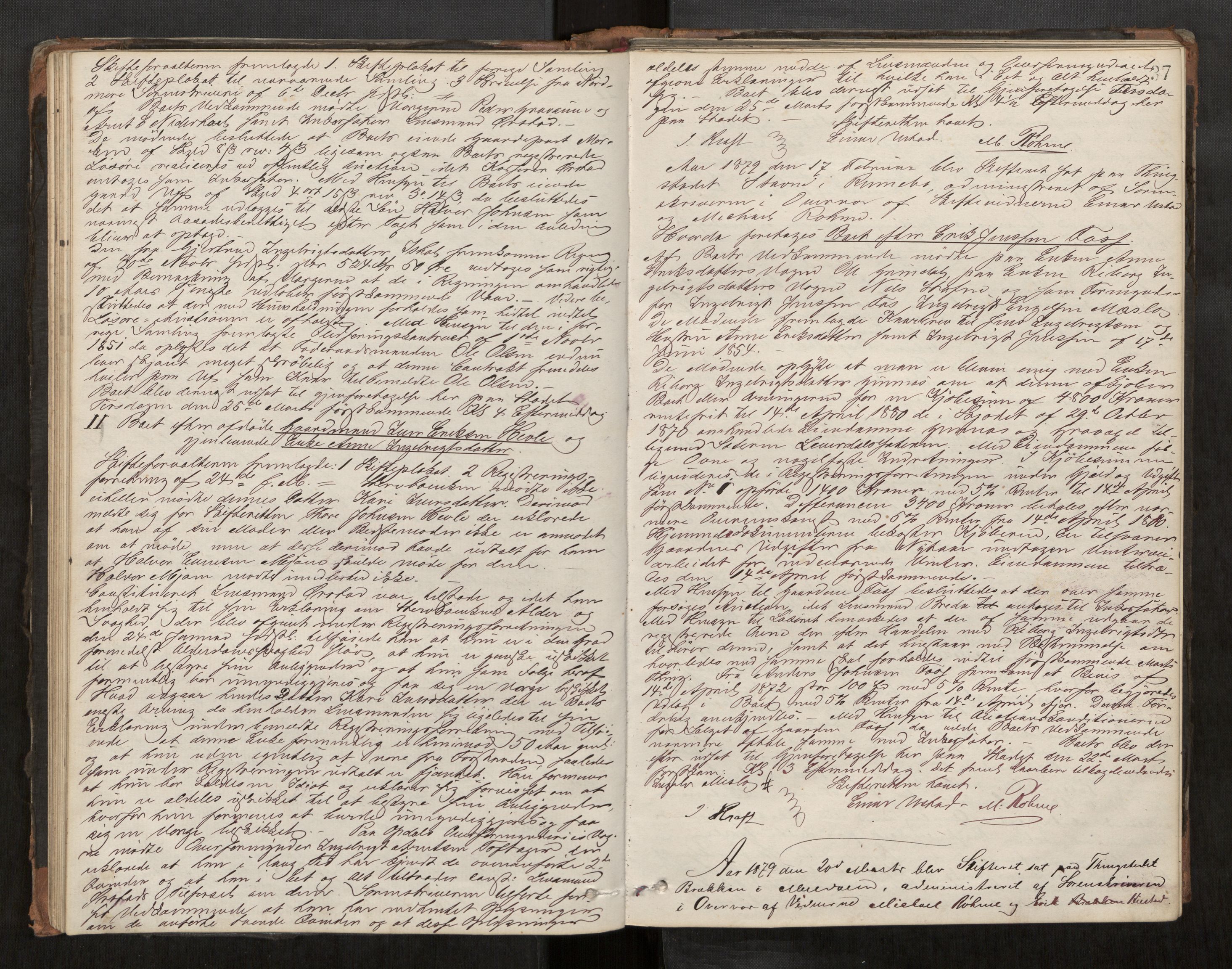 Orkdal sorenskriveri, AV/SAT-A-4169/1/3/3B/L0007: Skiftebehandlingsprotokoll, 1876-1888, p. 37