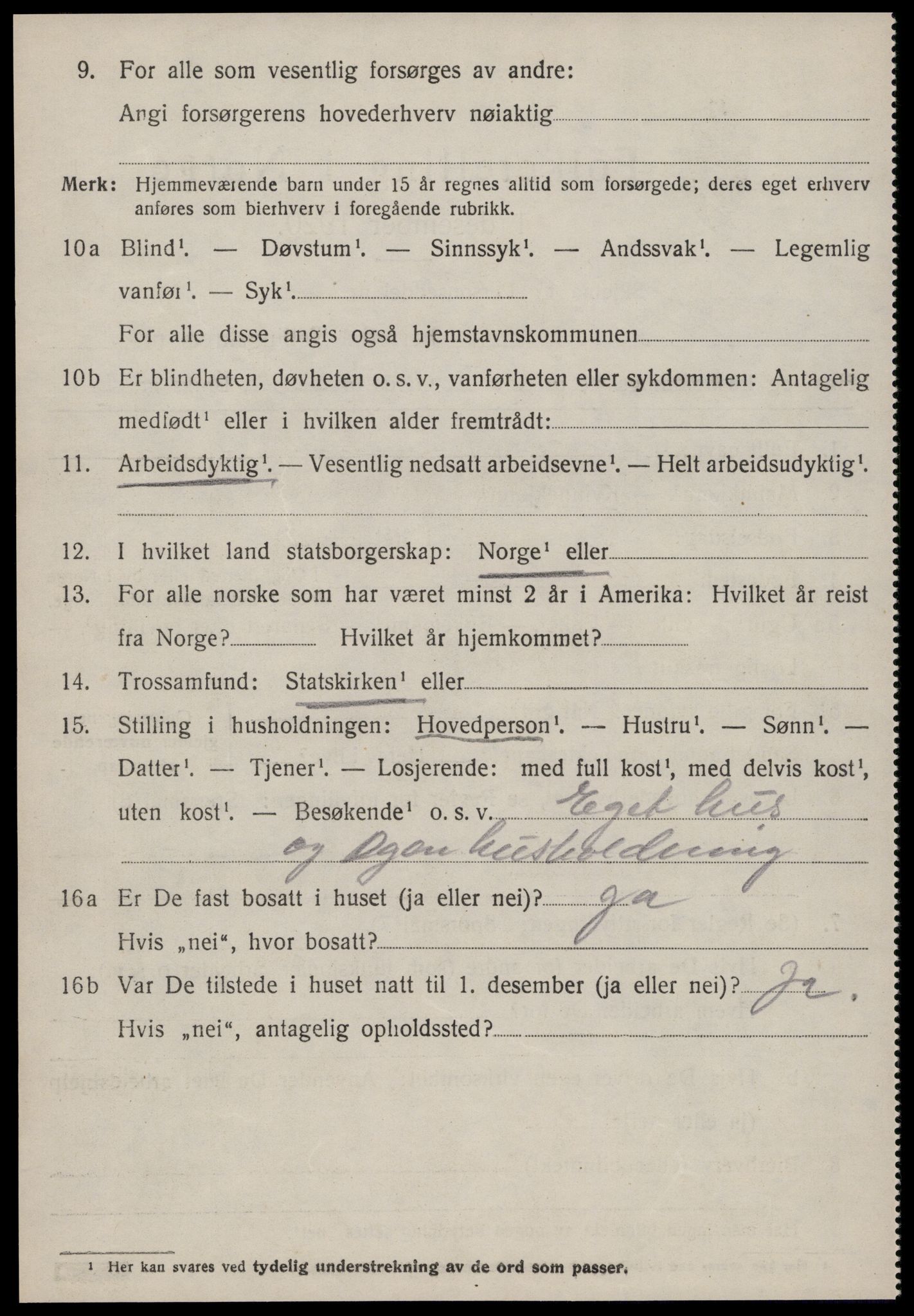 SAT, 1920 census for Ørsta, 1920, p. 4755