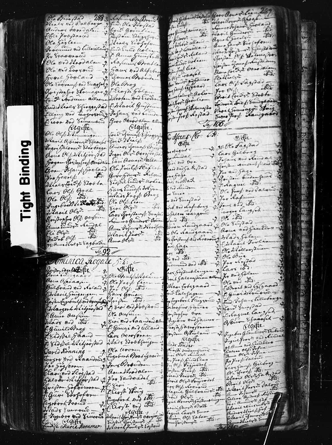 Fåberg prestekontor, SAH/PREST-086/H/Ha/Hab/L0001: Parish register (copy) no. 1, 1727-1767, p. 288-289