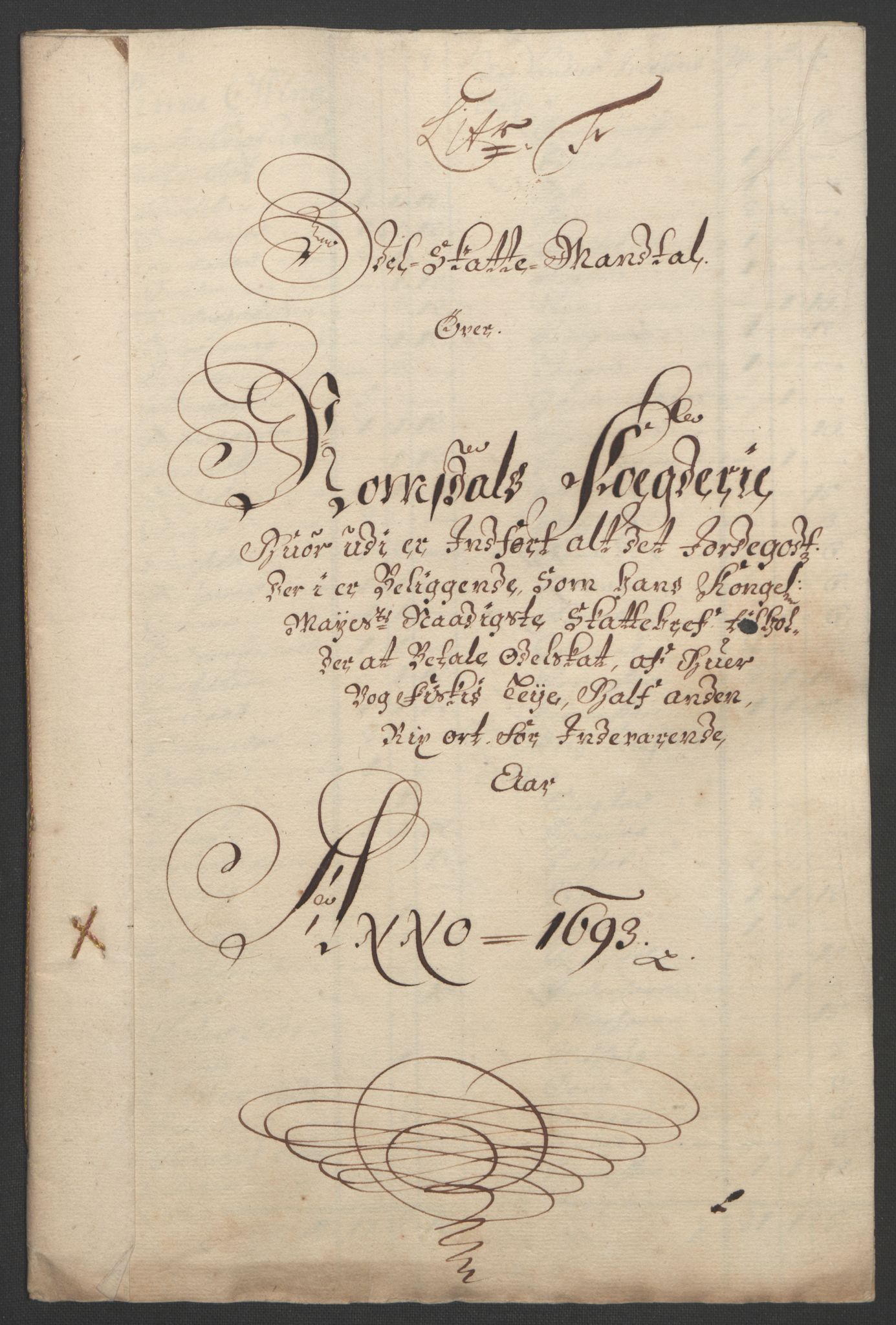 Rentekammeret inntil 1814, Reviderte regnskaper, Fogderegnskap, RA/EA-4092/R55/L3651: Fogderegnskap Romsdal, 1693-1694, p. 75
