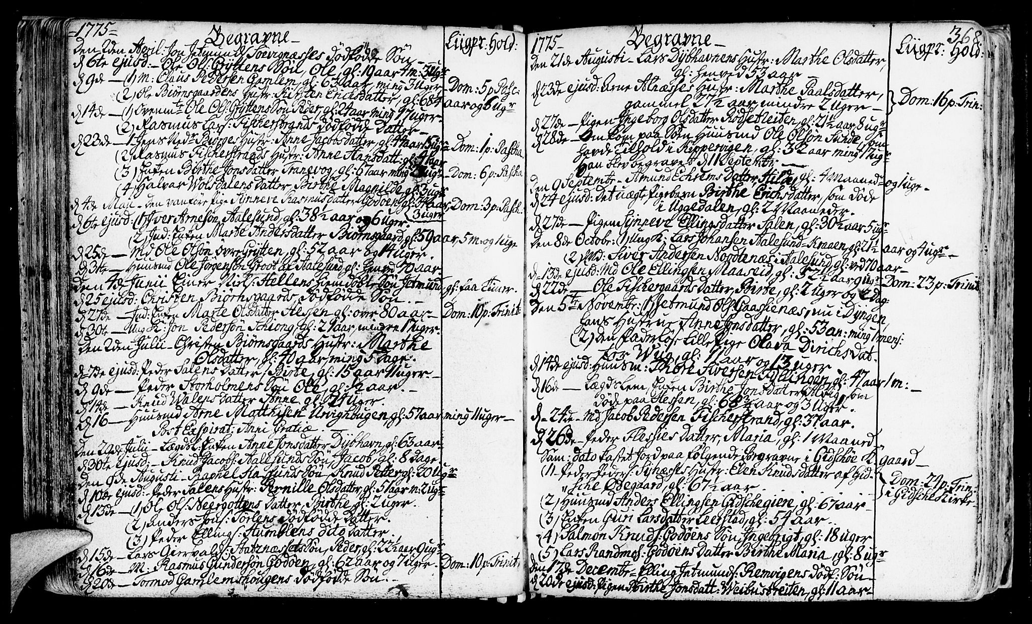 Ministerialprotokoller, klokkerbøker og fødselsregistre - Møre og Romsdal, AV/SAT-A-1454/528/L0393: Parish register (official) no. 528A04, 1762-1800, p. 368