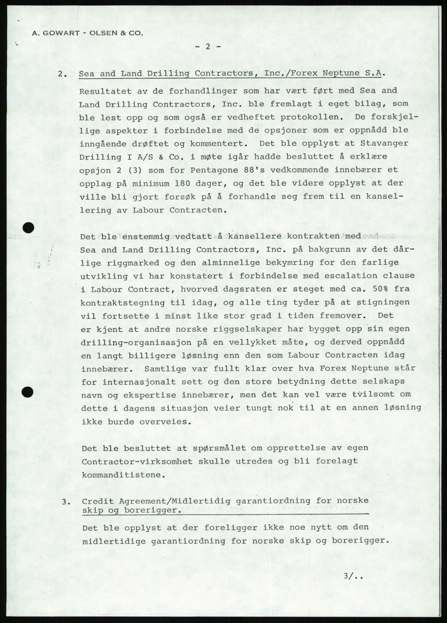 Pa 1503 - Stavanger Drilling AS, AV/SAST-A-101906/D/L0007: Korrespondanse og saksdokumenter, 1974-1981, p. 572