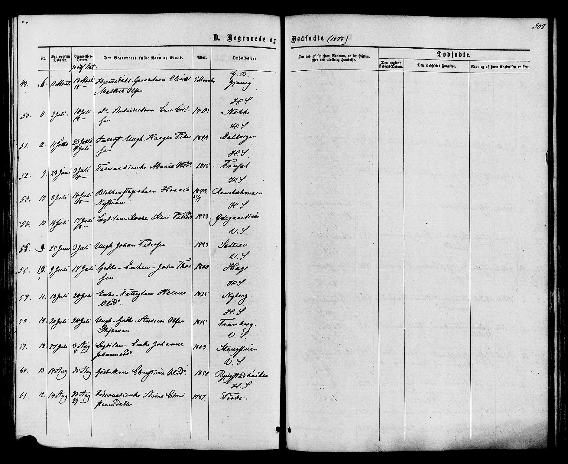 Vardal prestekontor, AV/SAH-PREST-100/H/Ha/Haa/L0007: Parish register (official) no. 7, 1867-1878, p. 308