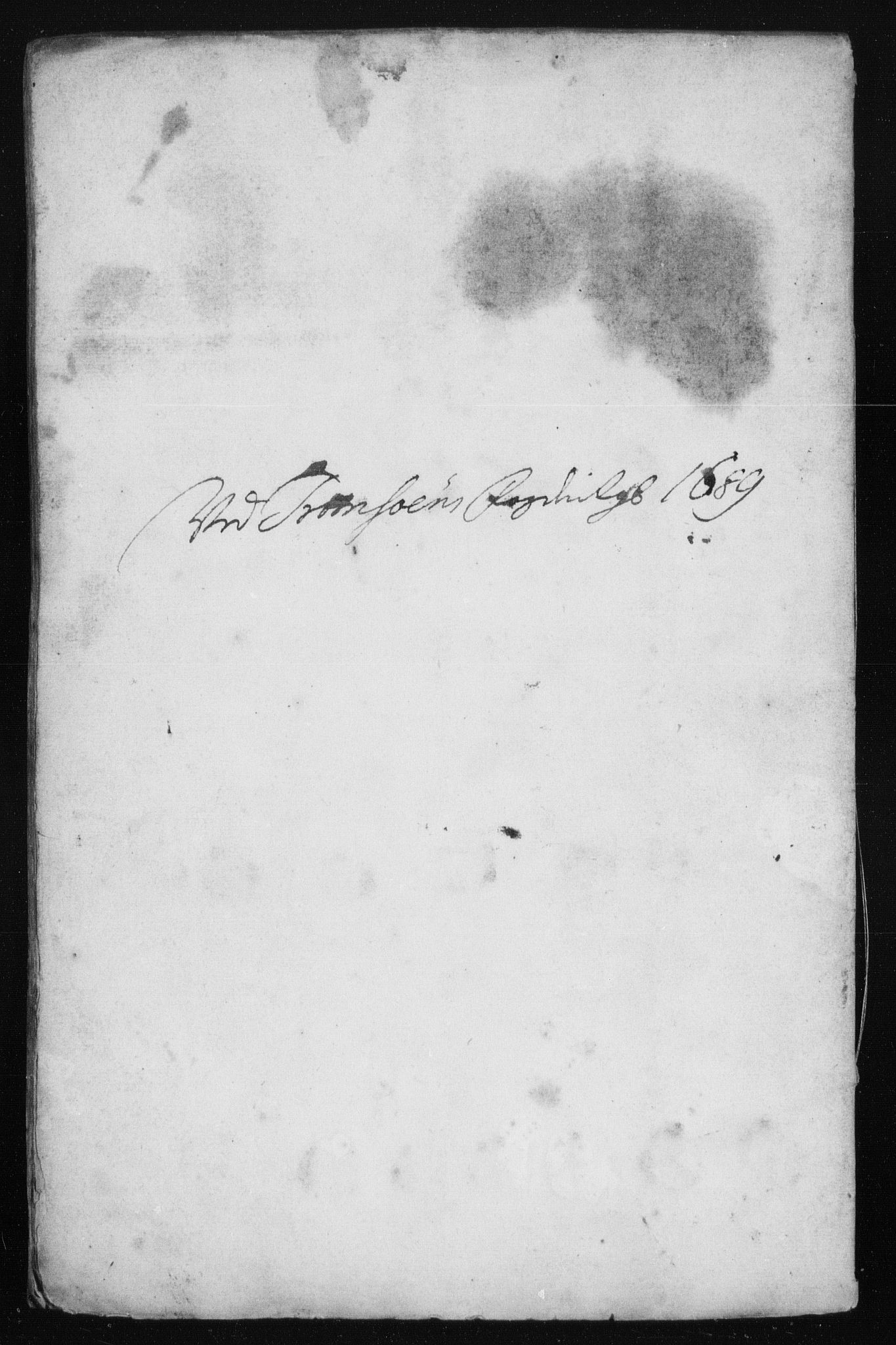 Rentekammeret inntil 1814, Reviderte regnskaper, Stiftamtstueregnskaper, Trondheim stiftamt og Nordland amt, AV/RA-EA-6044/R/Rh/L0014: Nordland amt, 1687-1689