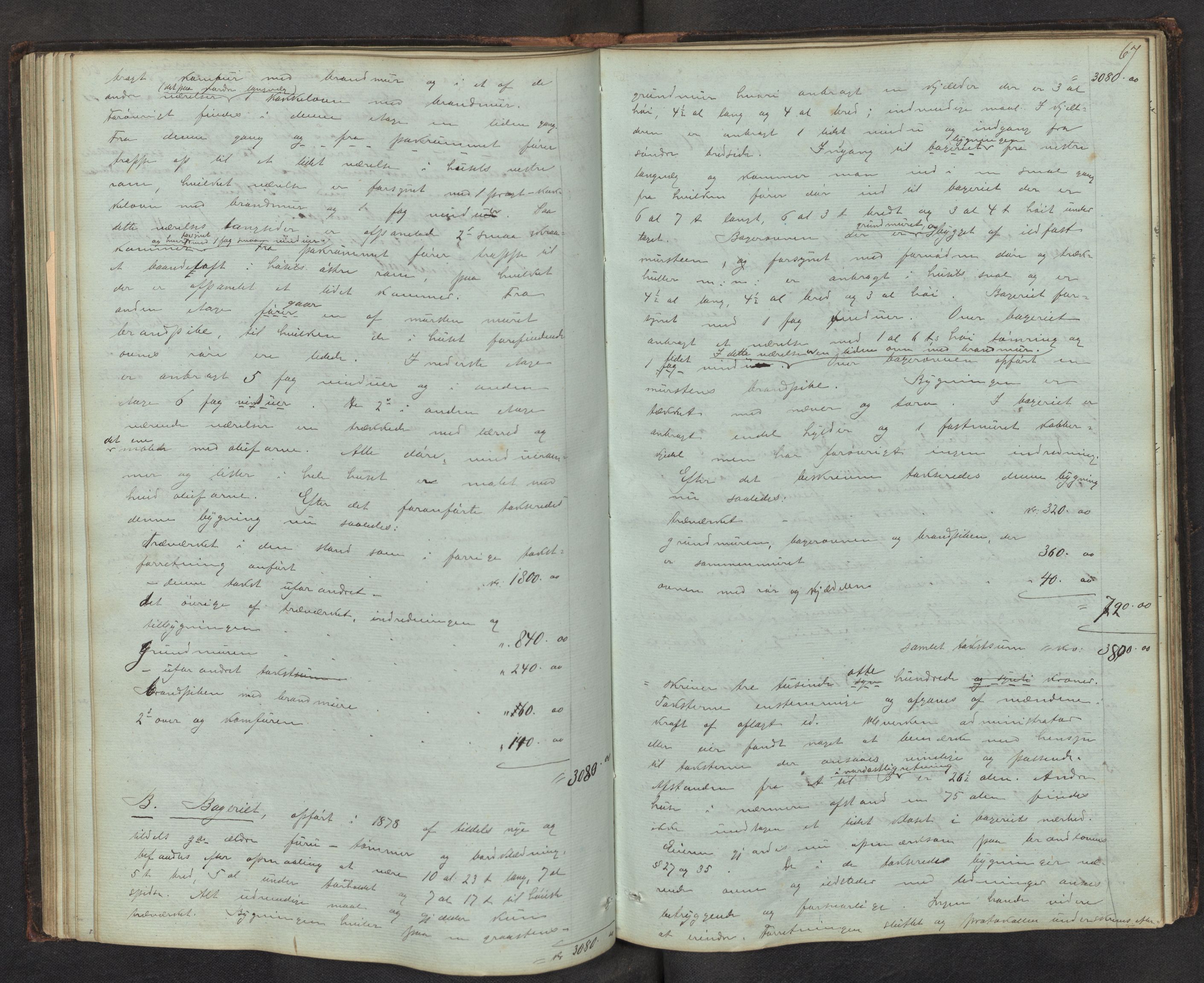 Lensmannen i Gaular, AV/SAB-A-27601/0012/L0001: Branntakstprotokoll, 1846-1892, p. 66b-67a