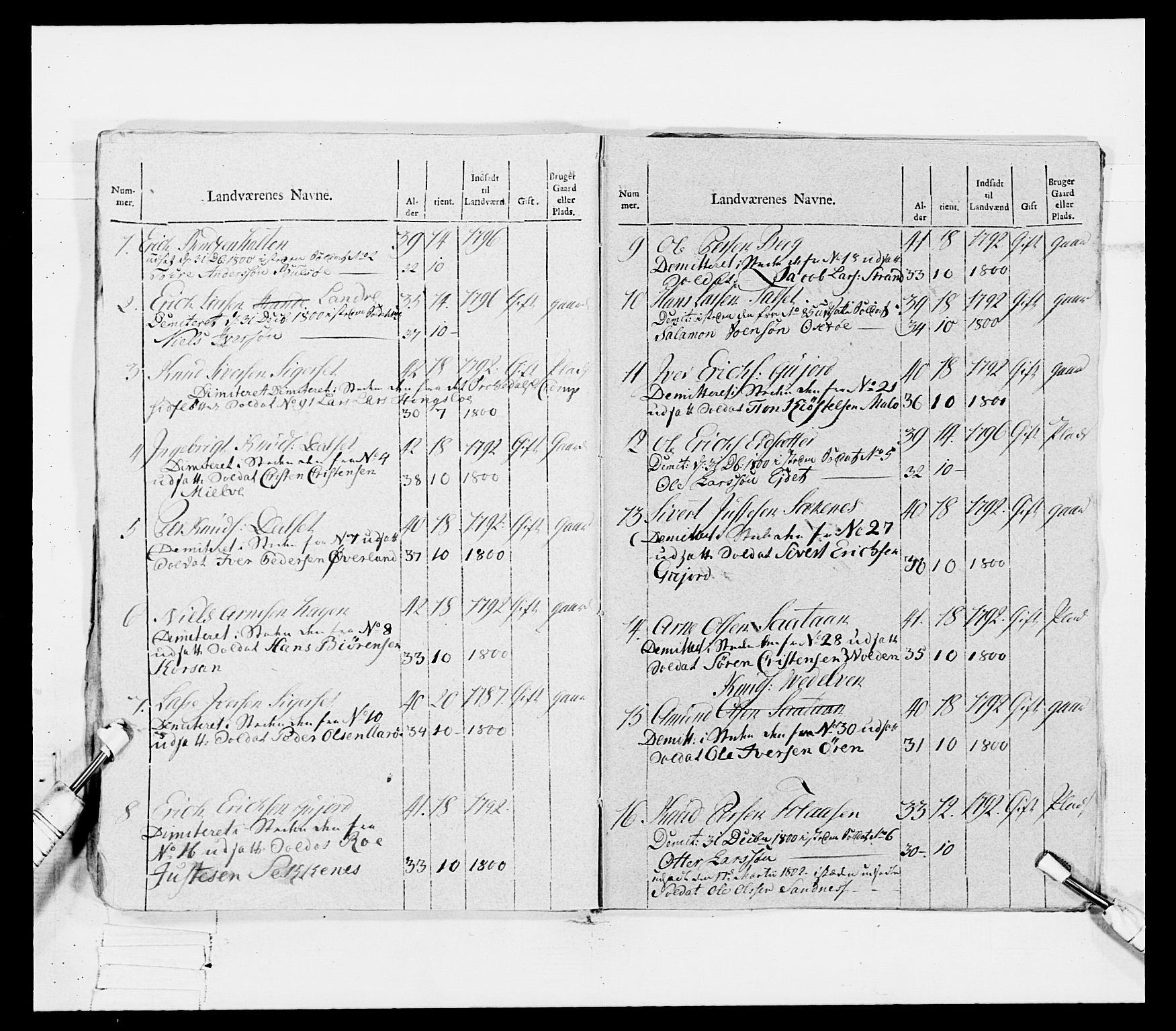 Generalitets- og kommissariatskollegiet, Det kongelige norske kommissariatskollegium, AV/RA-EA-5420/E/Eh/L0080: 2. Trondheimske nasjonale infanteriregiment, 1792-1800, p. 169