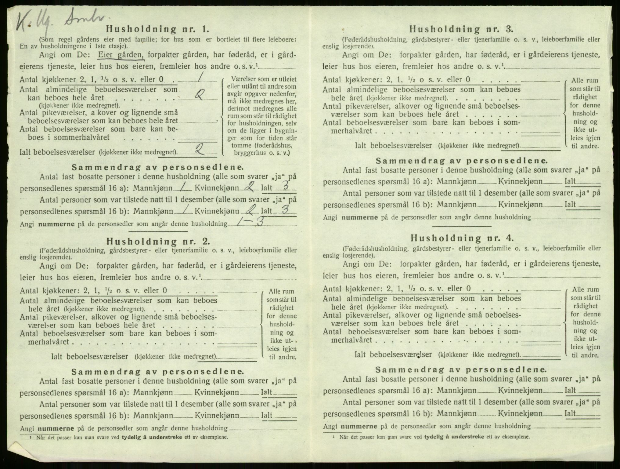 SAKO, 1920 census for Ramnes, 1920, p. 168