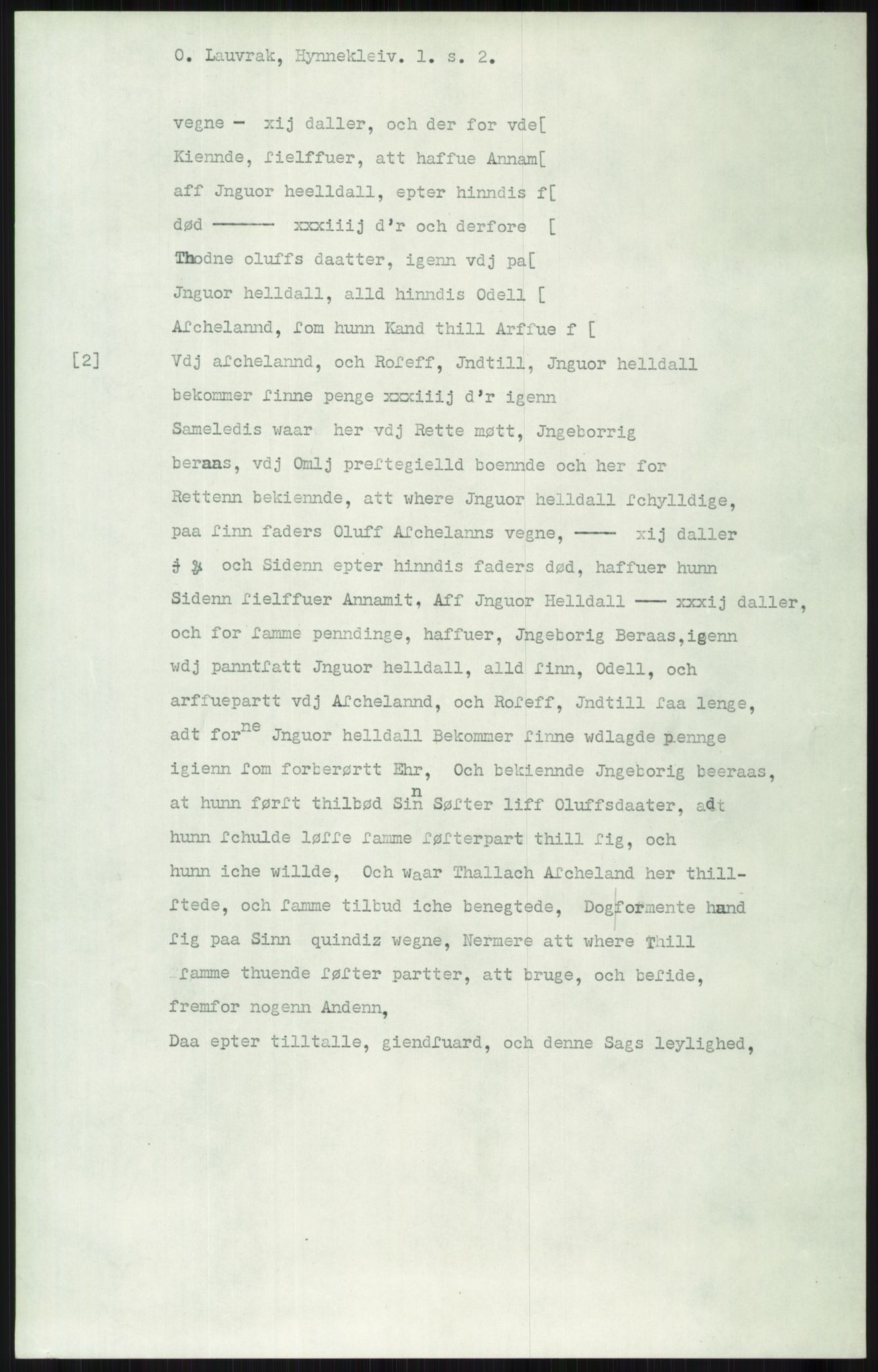 Samlinger til kildeutgivelse, Diplomavskriftsamlingen, AV/RA-EA-4053/H/Ha, p. 3086