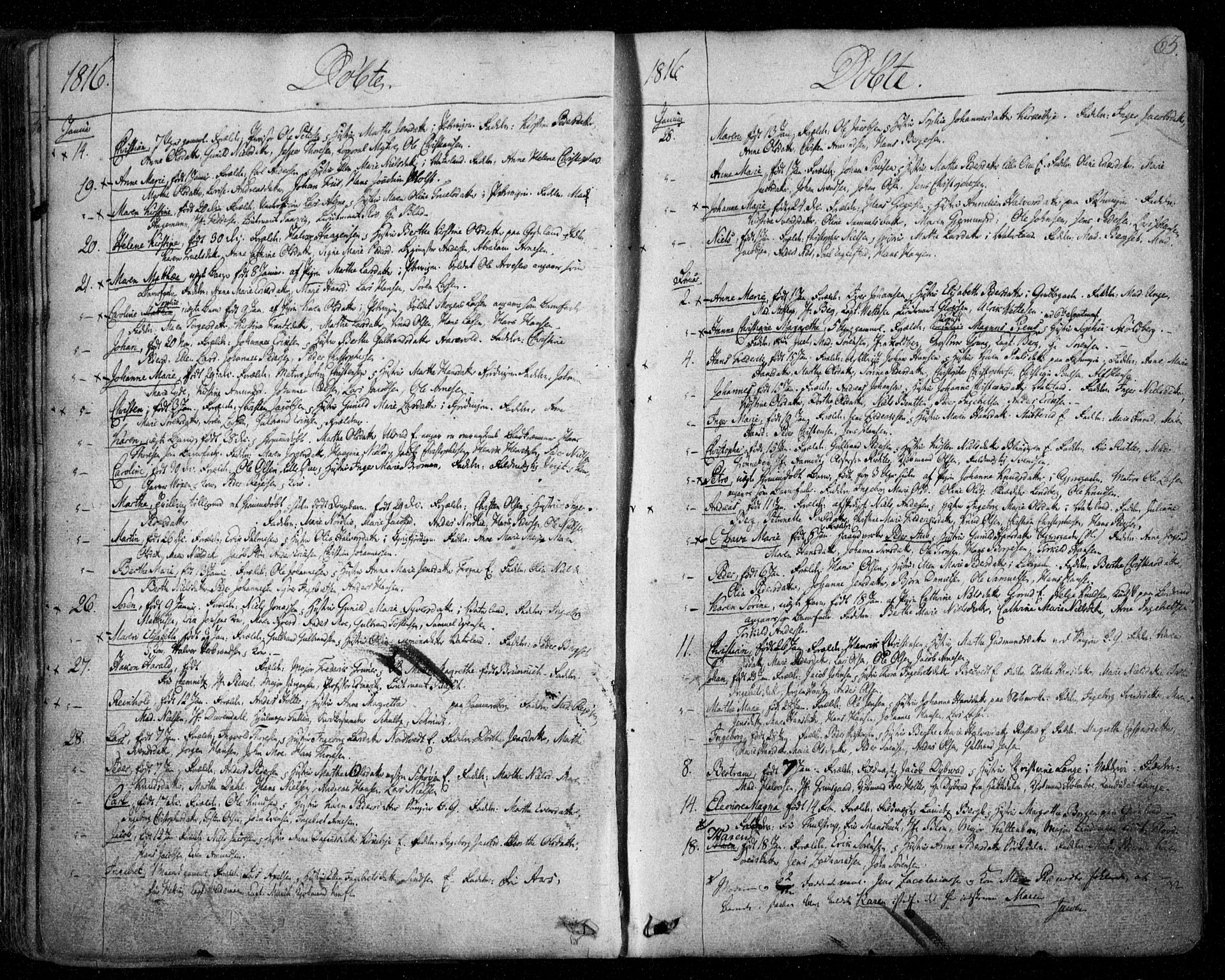 Aker prestekontor kirkebøker, SAO/A-10861/F/L0011: Parish register (official) no. 11, 1810-1819, p. 63
