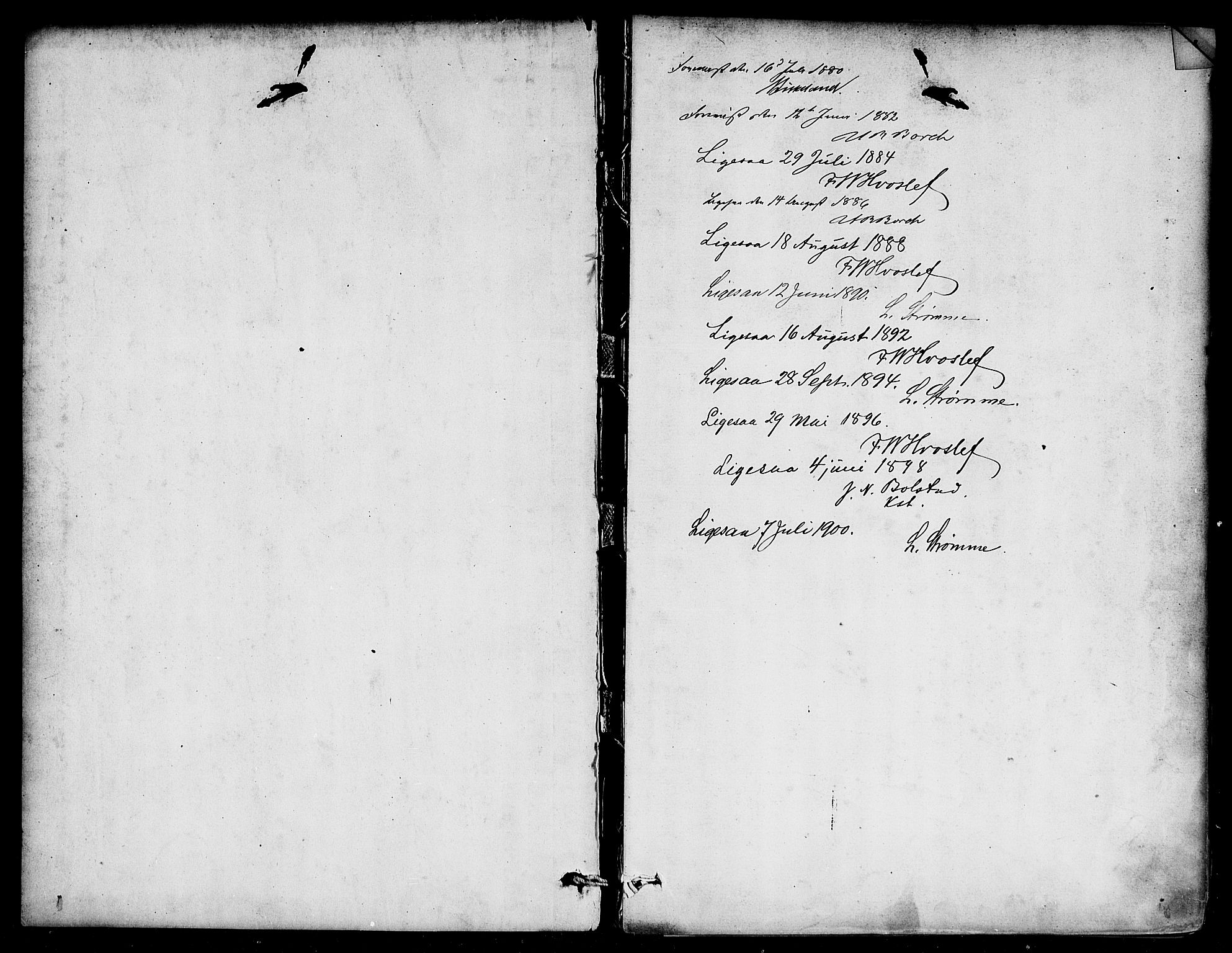 Innvik sokneprestembete, SAB/A-80501: Parish register (official) no. C 1, 1879-1900, p. 1