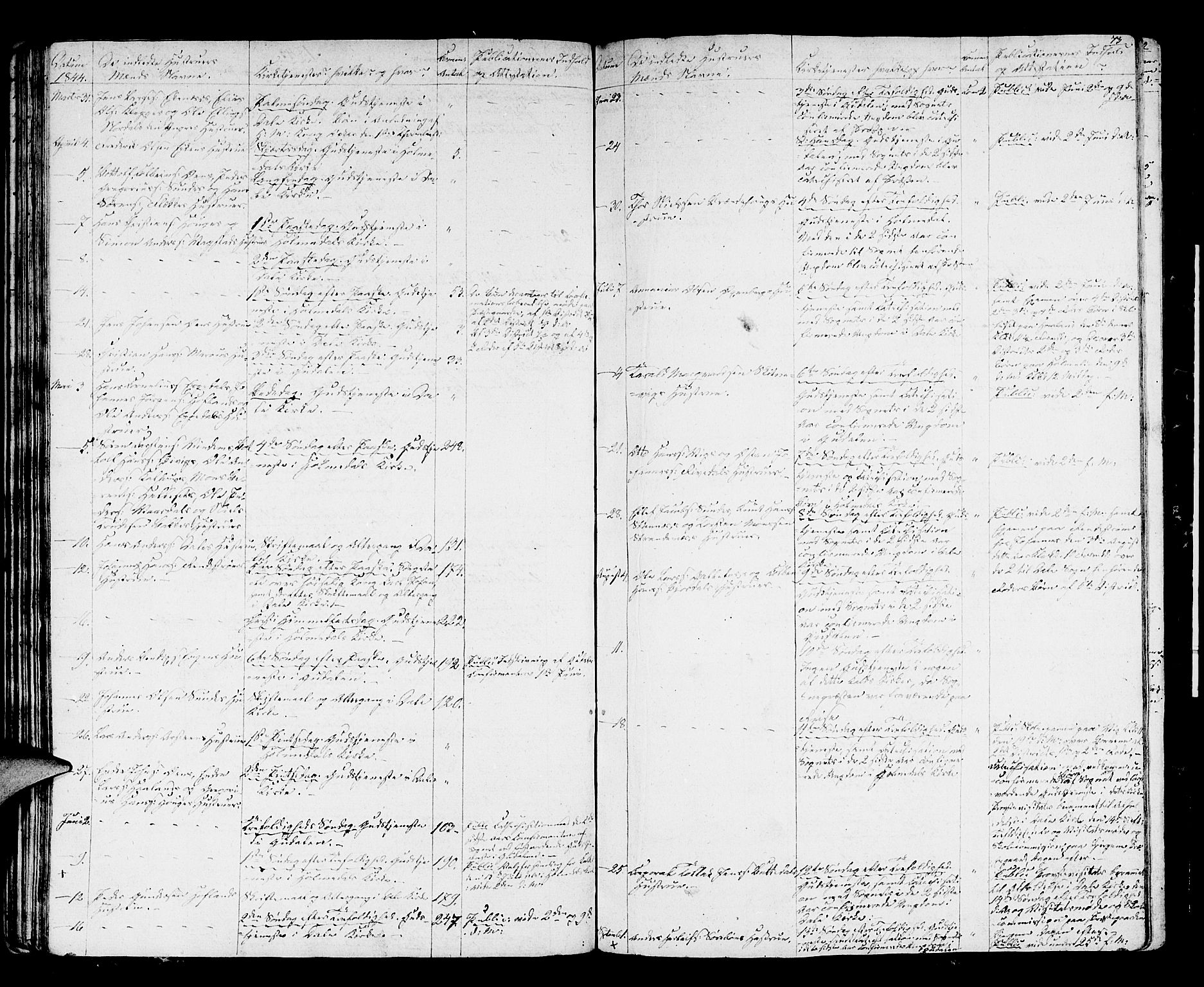 Fjaler sokneprestembete, SAB/A-79801/H/Hab/Haba/L0001: Parish register (copy) no. A 1, 1836-1846, p. 73