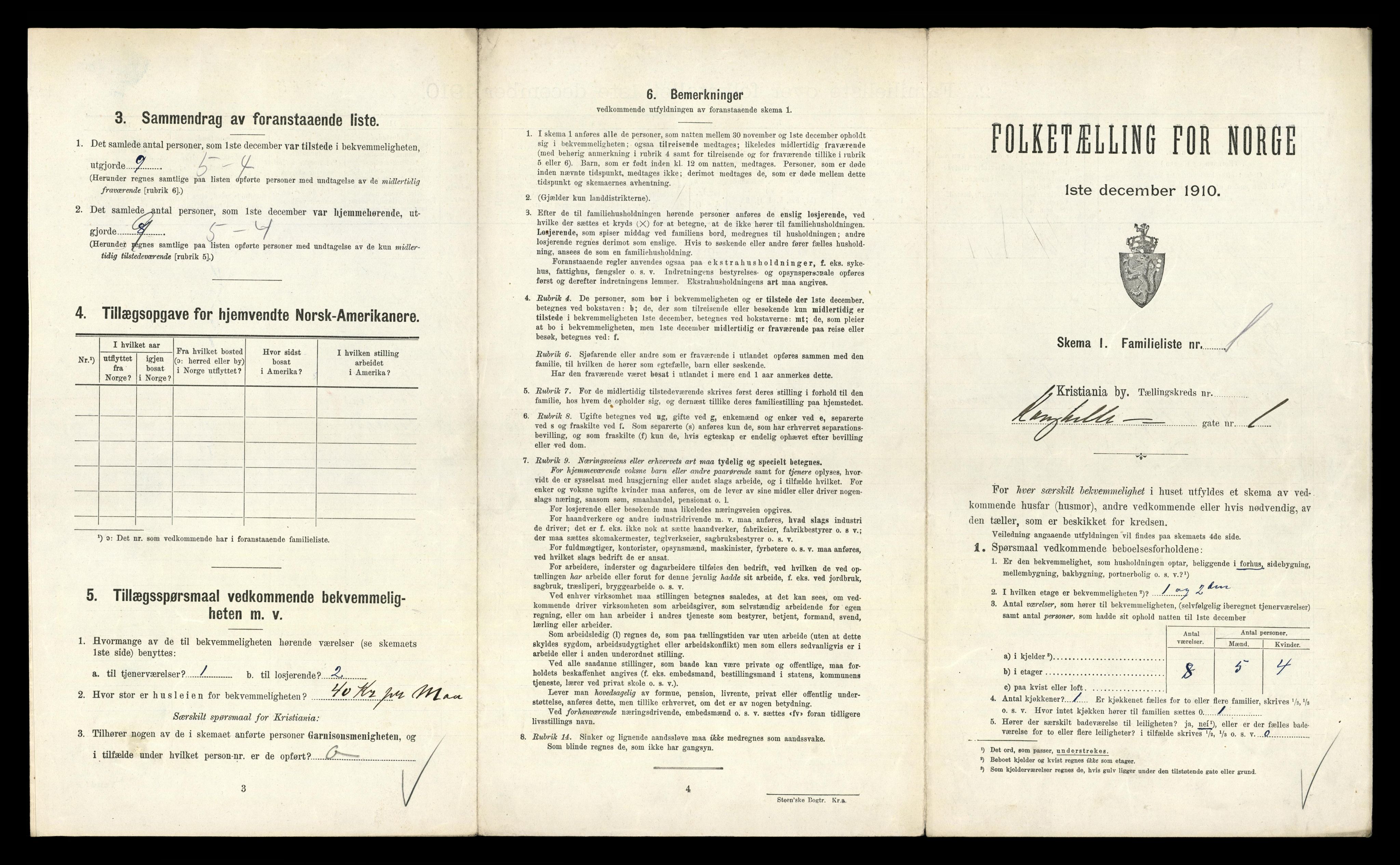 RA, 1910 census for Kristiania, 1910, p. 51623