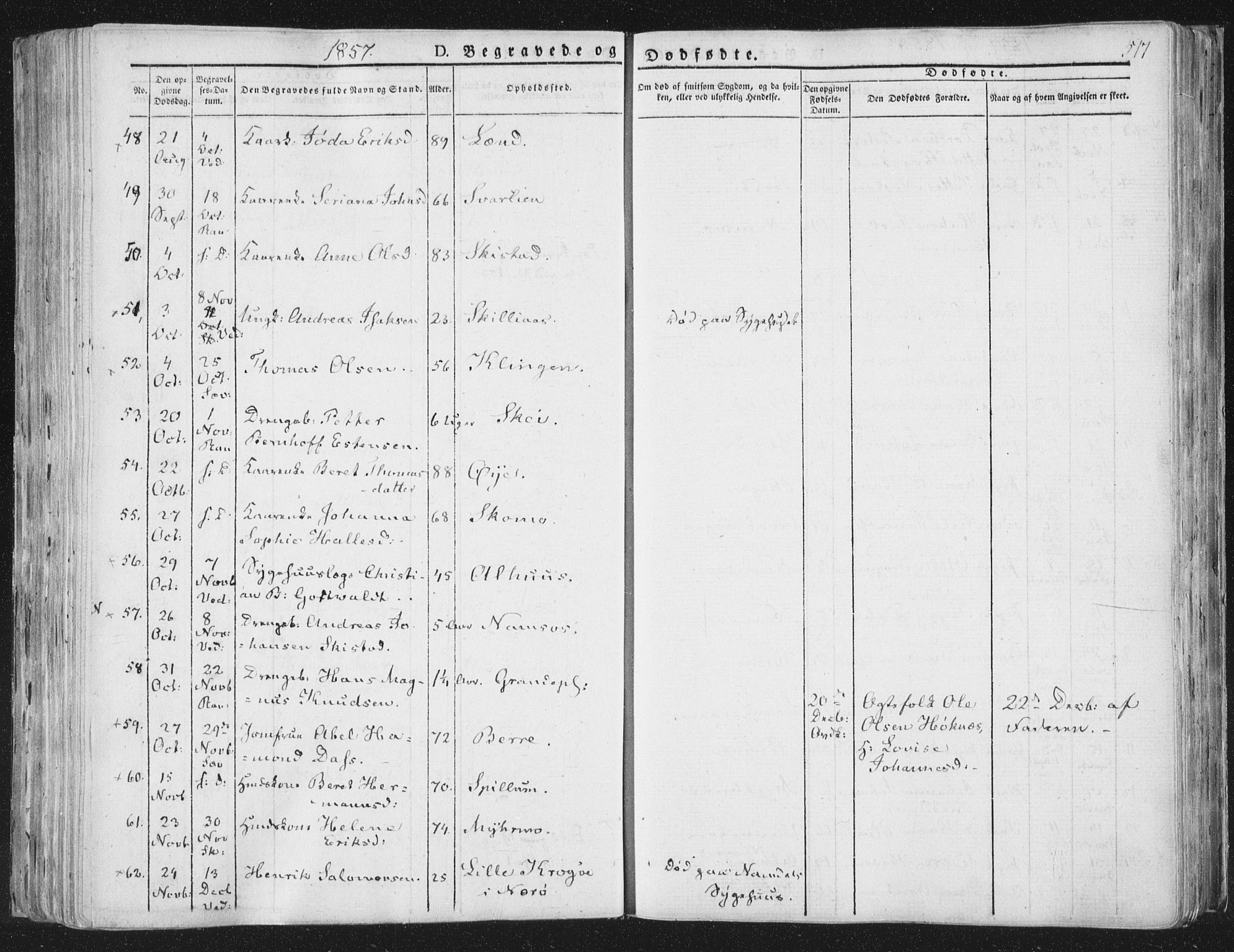 Ministerialprotokoller, klokkerbøker og fødselsregistre - Nord-Trøndelag, SAT/A-1458/764/L0552: Parish register (official) no. 764A07b, 1824-1865, p. 517