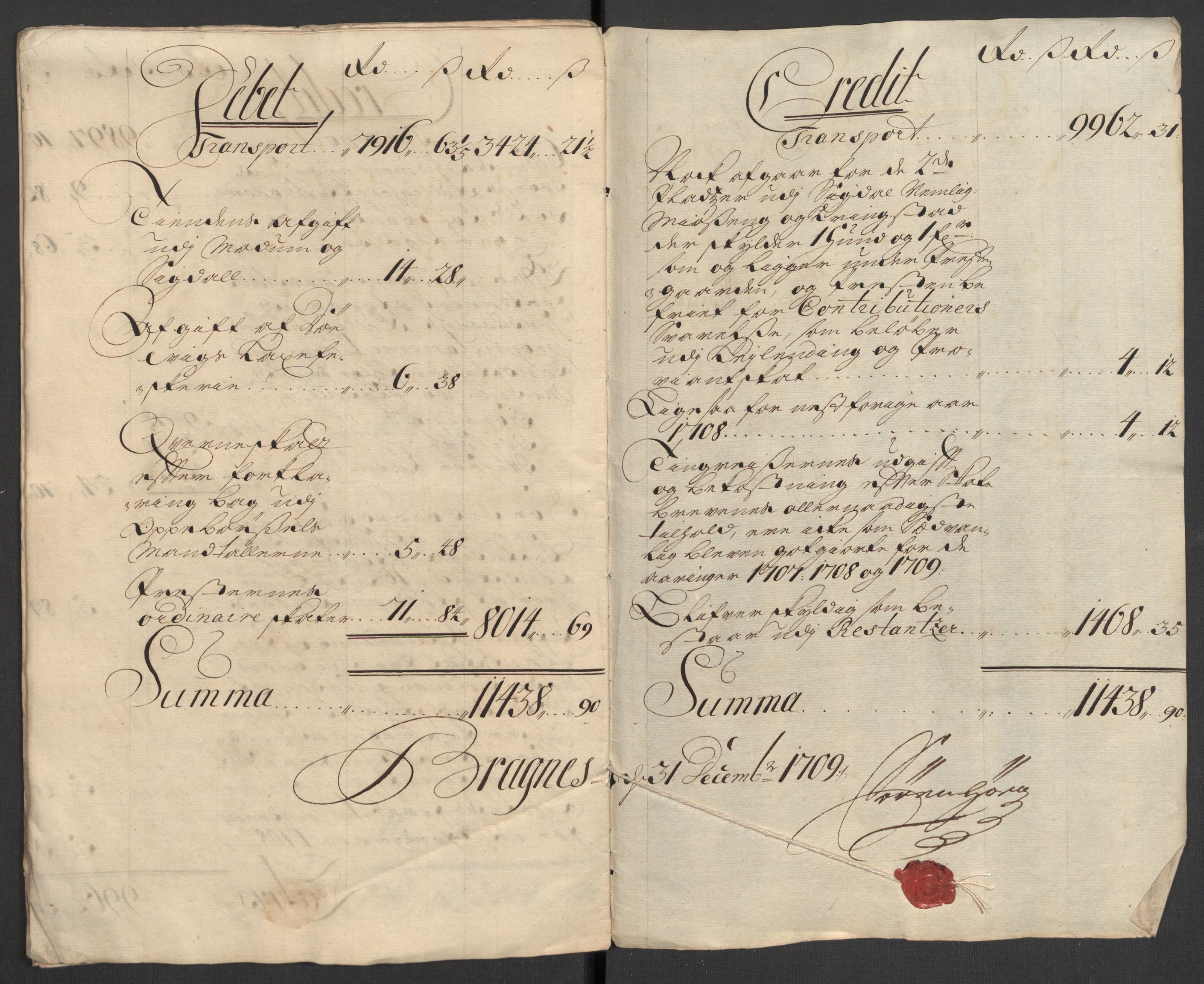 Rentekammeret inntil 1814, Reviderte regnskaper, Fogderegnskap, AV/RA-EA-4092/R31/L1703: Fogderegnskap Hurum, Røyken, Eiker, Lier og Buskerud, 1709, p. 17